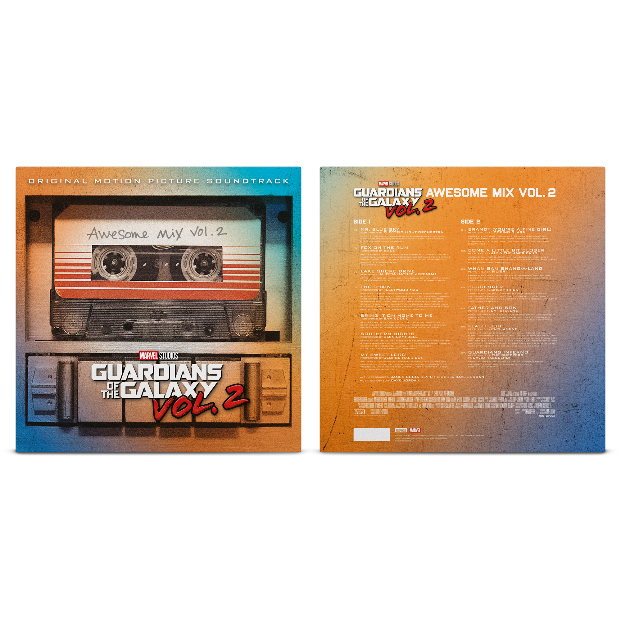 Various Artists - Guardians Of The Galaxy - Awesome Mix Vol. 2: Limited Colour Vinyl LP