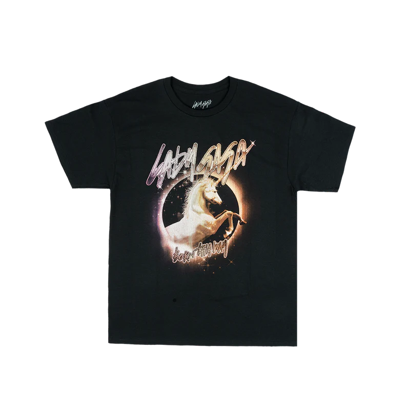 Lady Gaga - Born This Way Unicorn Glow T-Shirt