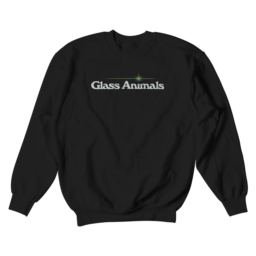 Glass Animals - I Love You So F***ing Much Glow-In-The-Dark Sweater in black