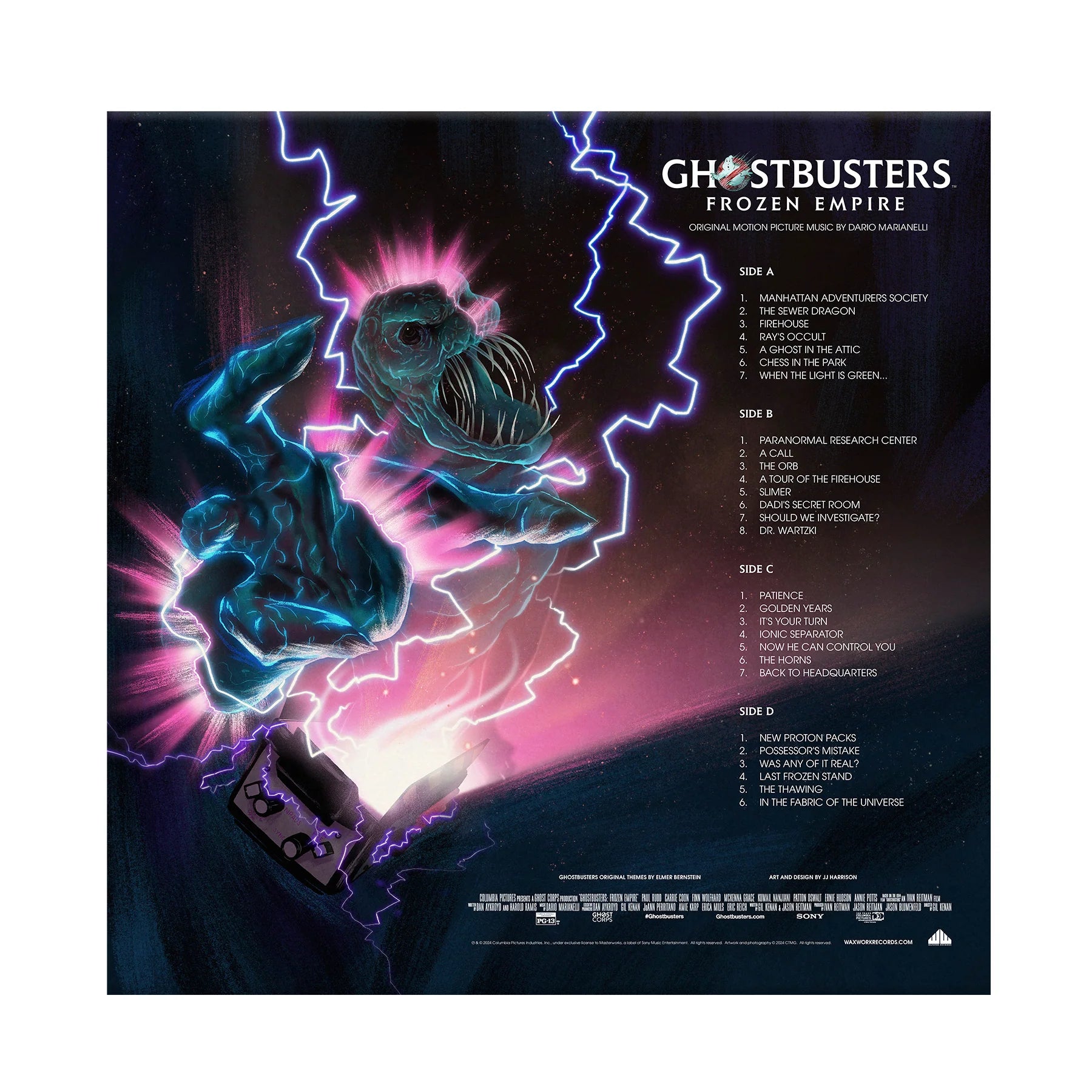 Dario Marianelli - Ghostbusters - Frozen Empire (OST): Limited 'Haunted Ecto-1' Splatter Vinyl 2LP