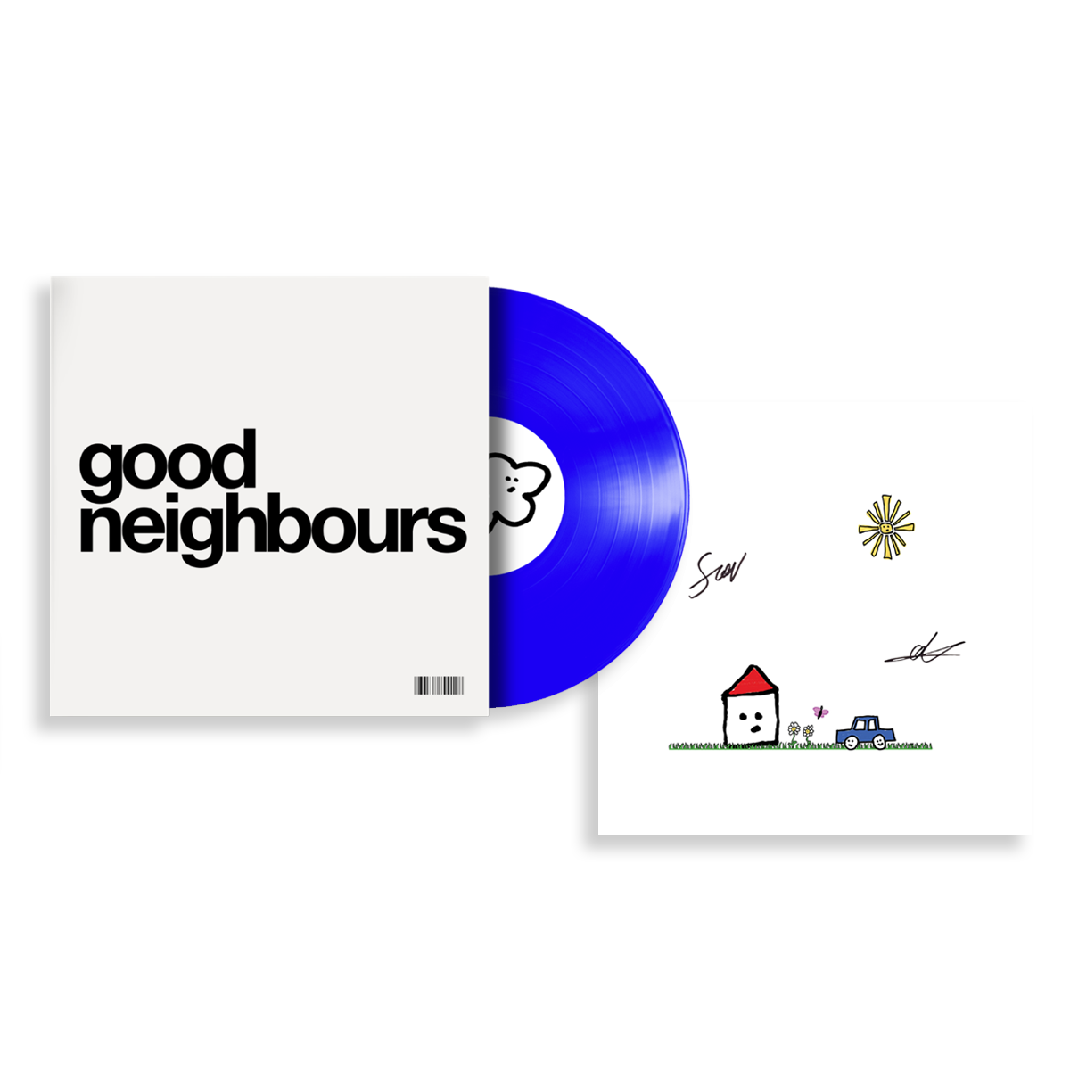 Good Neighbours: Limited Blue Vinyl 12" EP + Signed Art Card