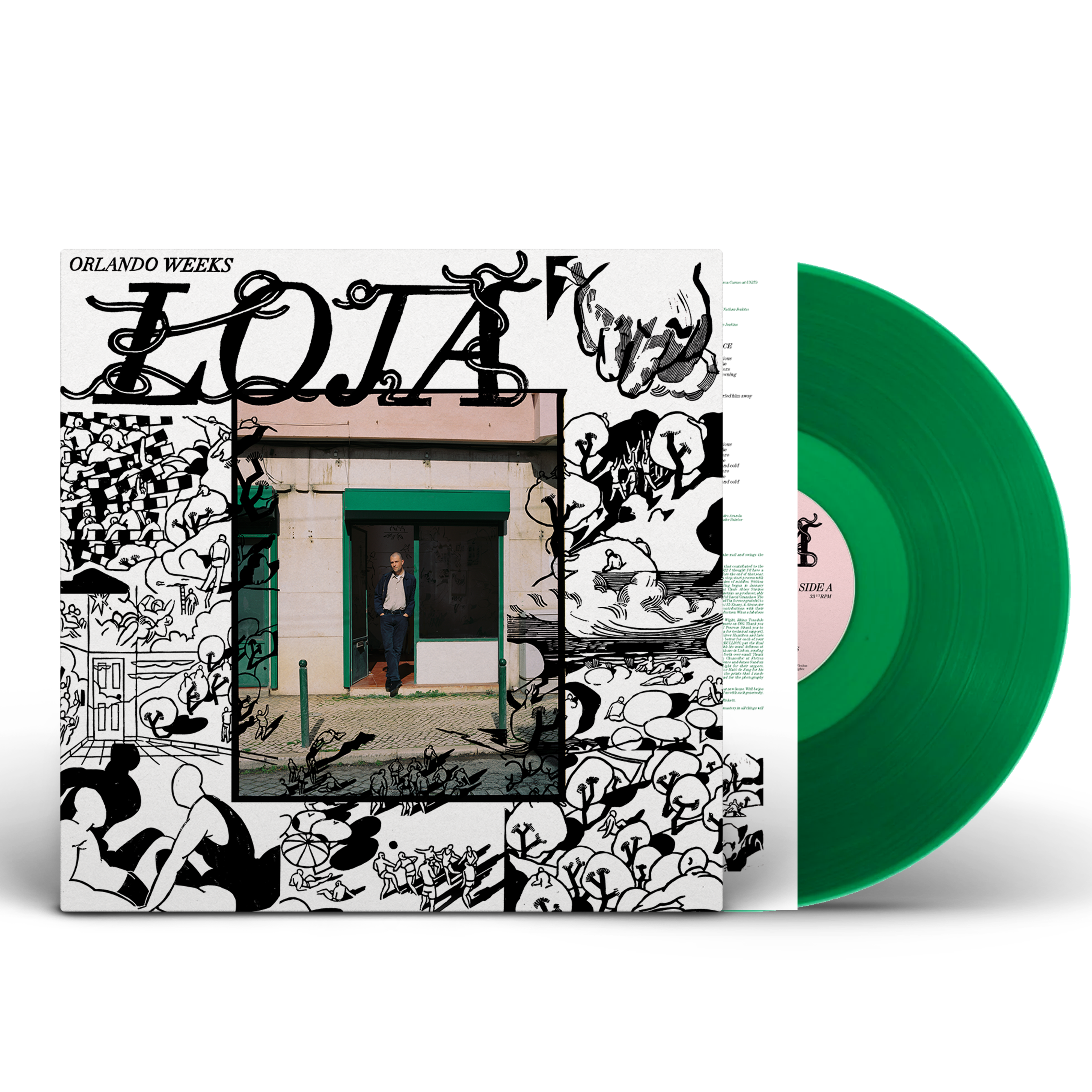 LOJA: Signed Transparent Green Vinyl LP + CD