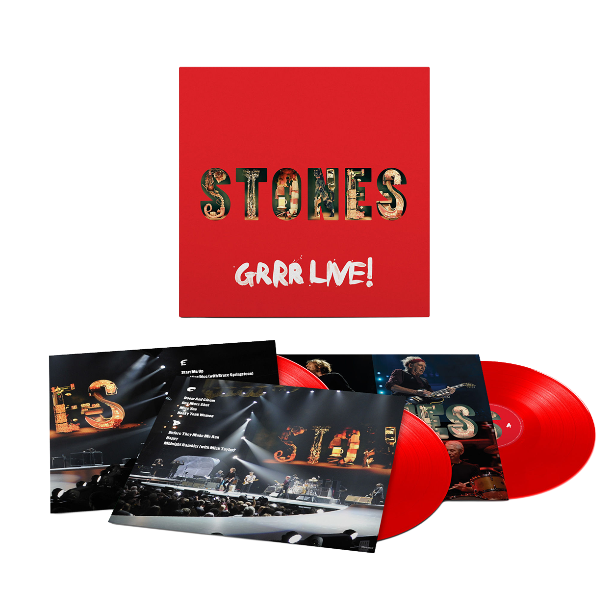 The Rolling Stones - GRRR Live! Exclusive Red Vinyl 3LP