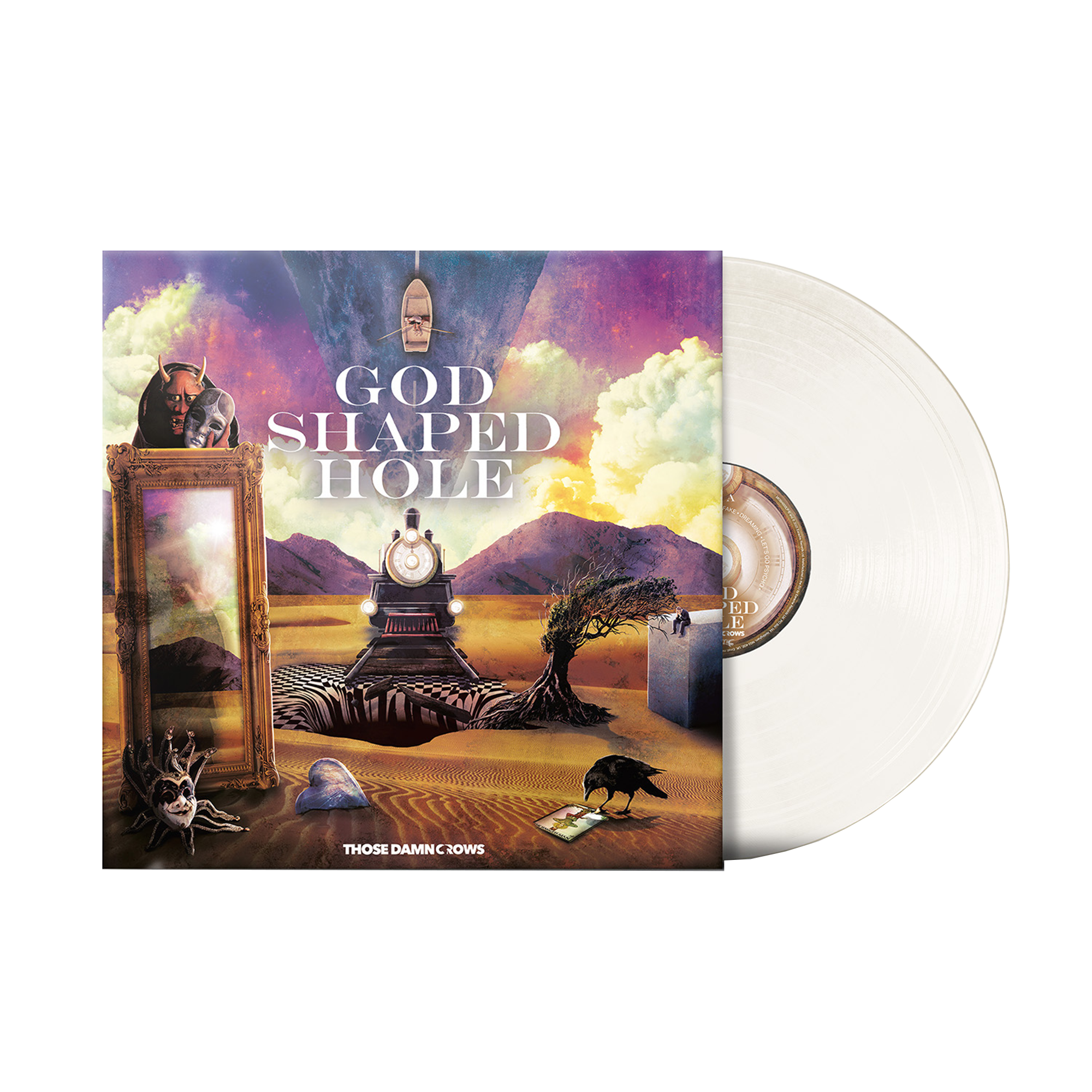 Those Damn Crows - God Shaped Hole: Clear Vinyl LP