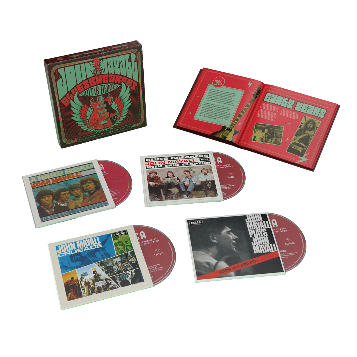 John Mayall & The Bluesbreakers - Guitar Heroes: The Decca Years 1965–1967 - 4CD Box Set