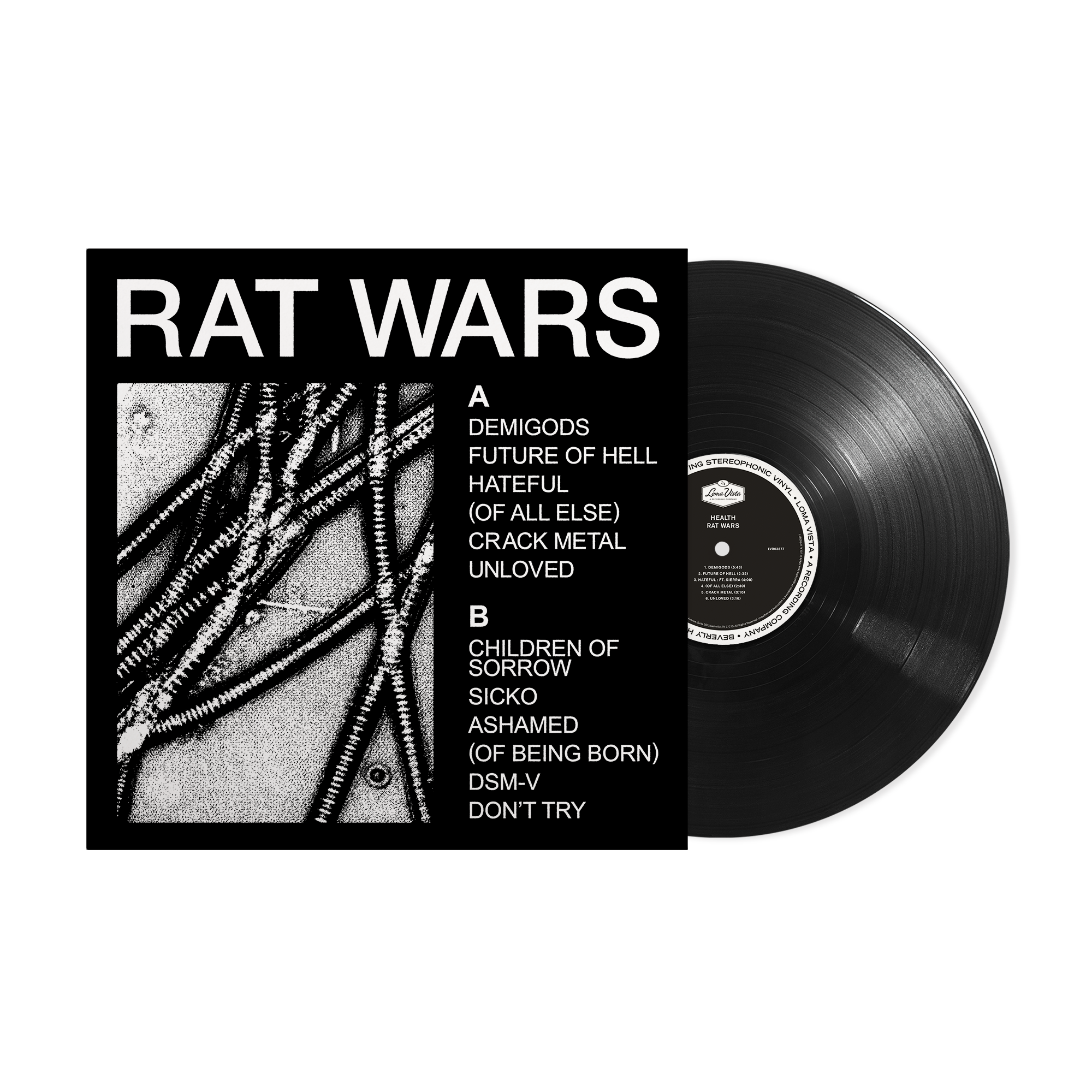 HEALTH - Rat Wars: Vinyl LP.