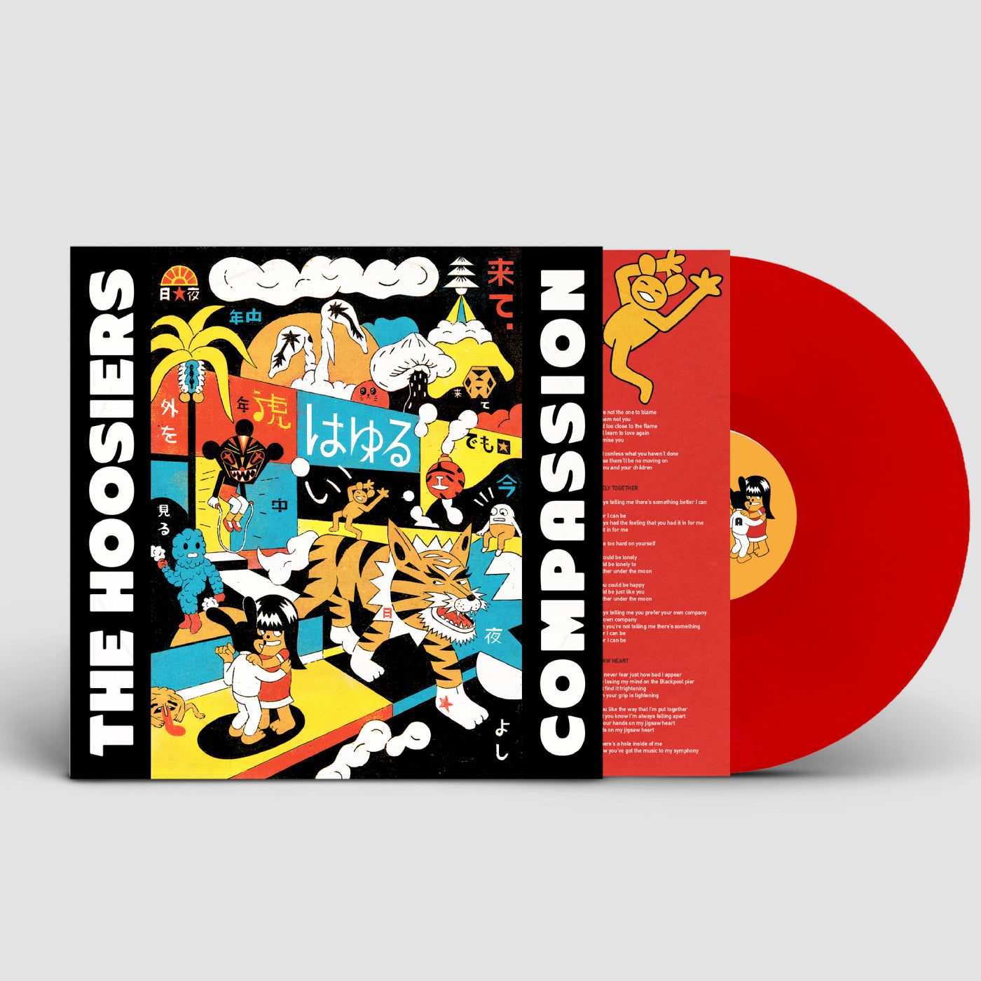 The Hoosiers - Compassion: Red Vinyl LP w/ Signed Print