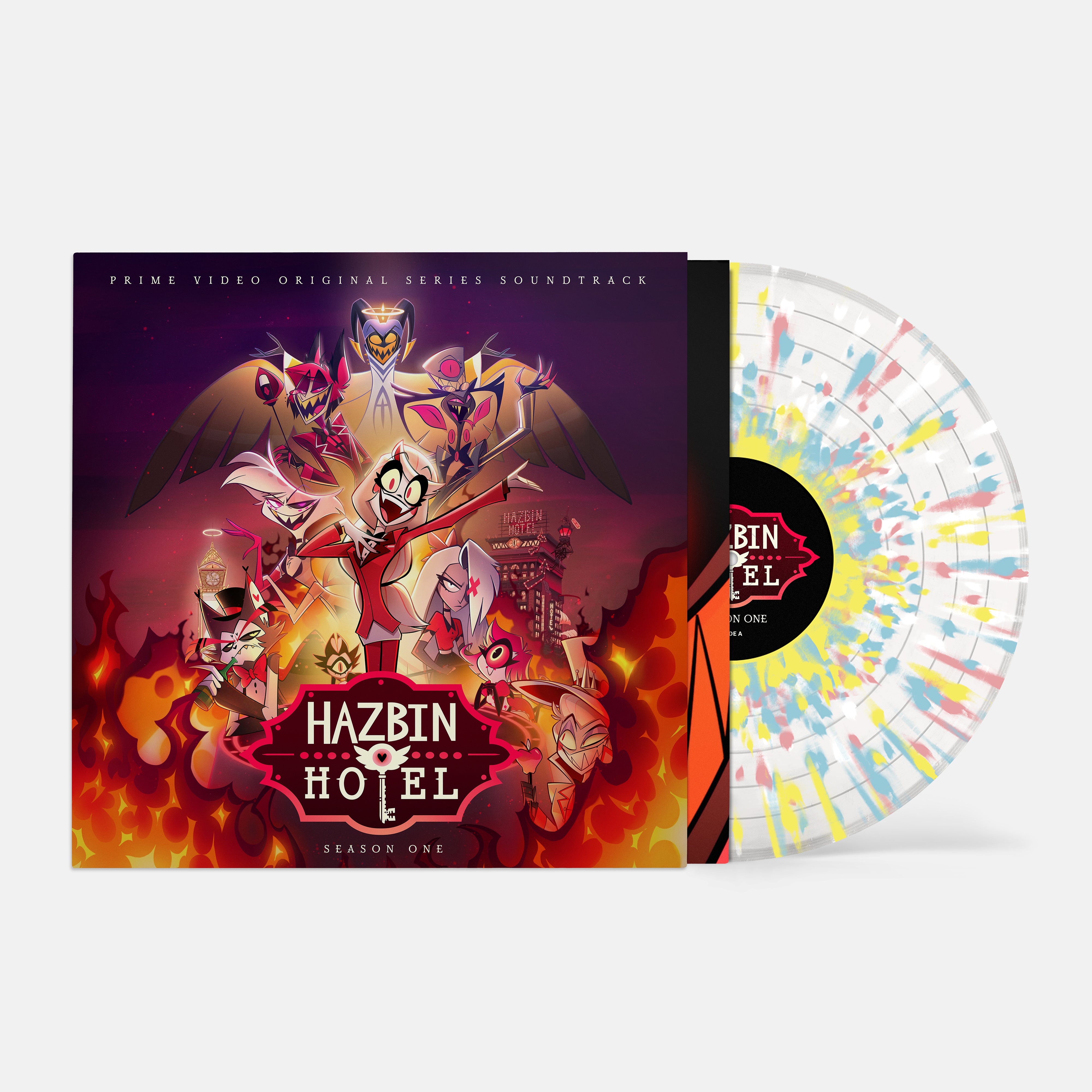 Various Artists - Hazbin Hotel (Original Soundtrack): Heavenly Splatter Vinyl 2LP