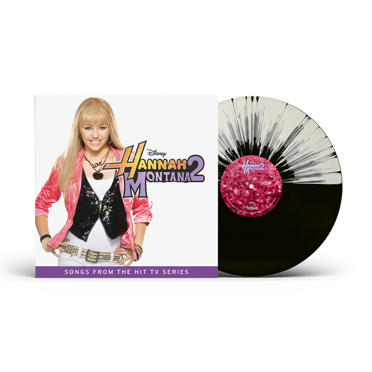 Hannah Montana 2: Black & White Splatter Vinyl LP