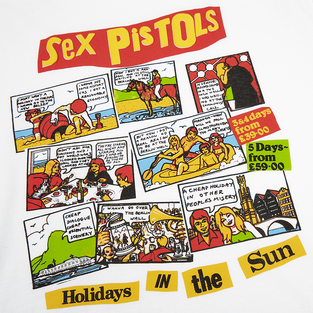 Sex Pistols - Holidays in the Sun White T-Shirt