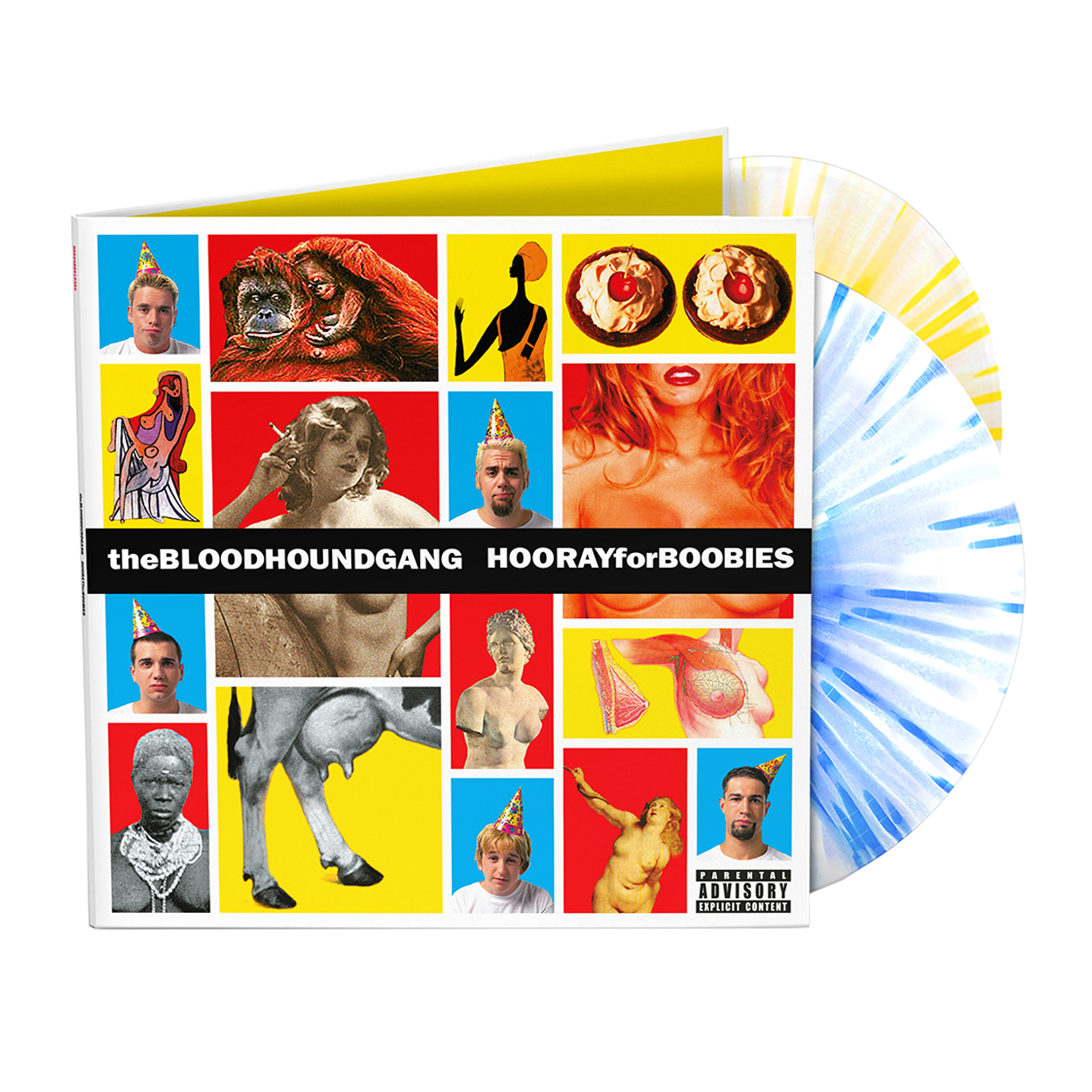 Bloodhound Gang - Hooray For Boobies (25th Anniversary): Limited Yellow & Blue Splatter Vinyl 2LP