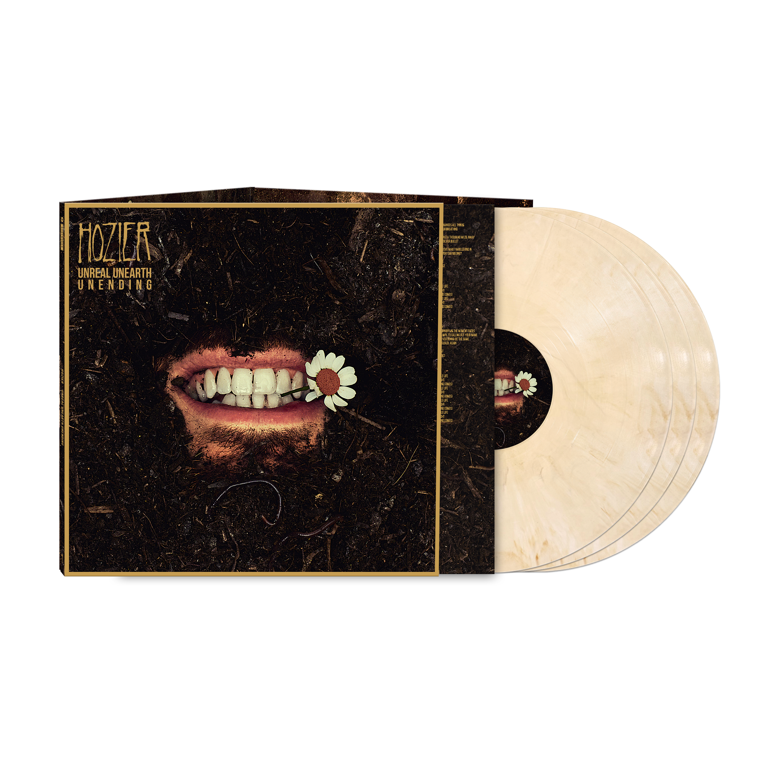 Hozier - 'Unreal Unearth: Unending' Deluxe Version Tooth White 3LP