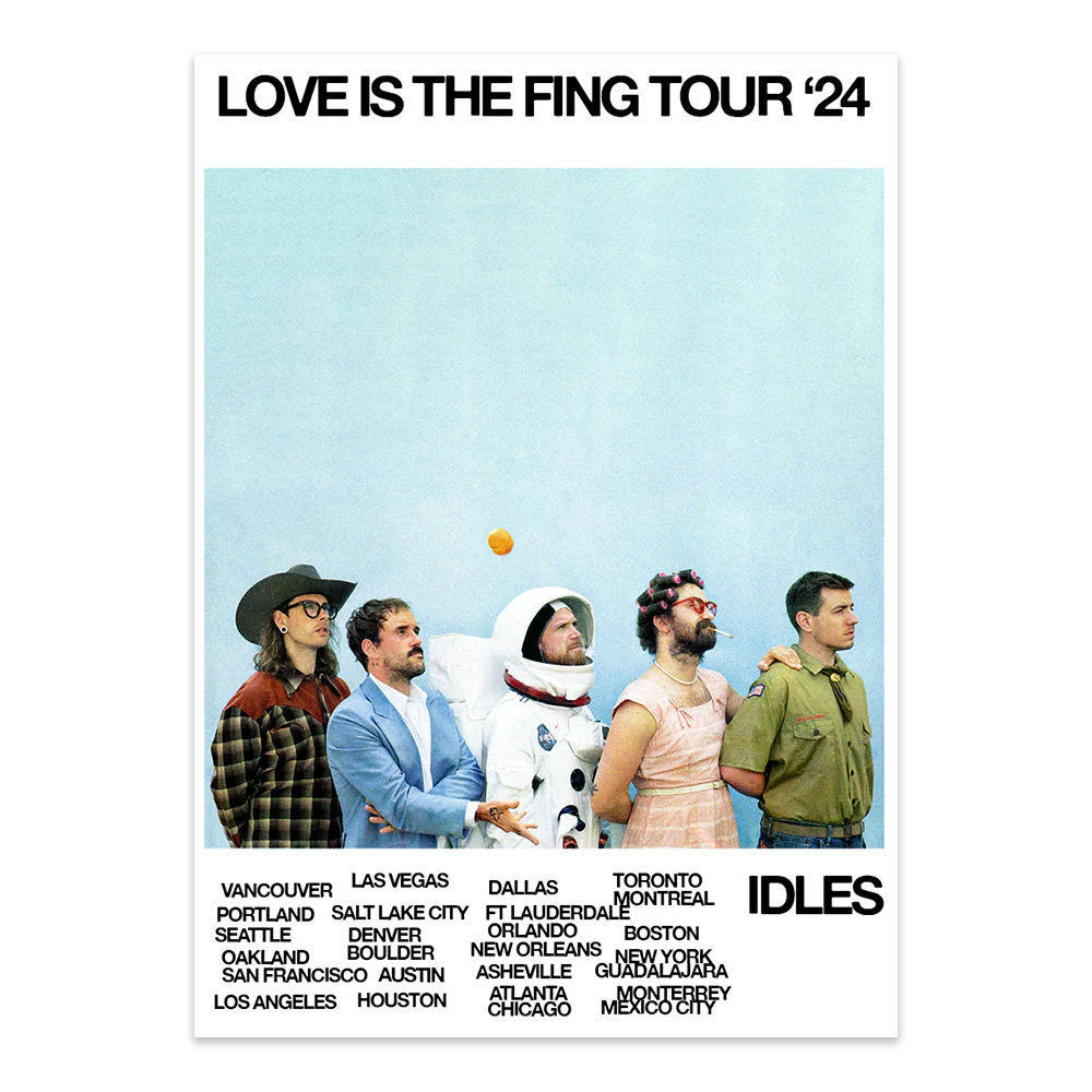 IDLES - Tour Poster Na