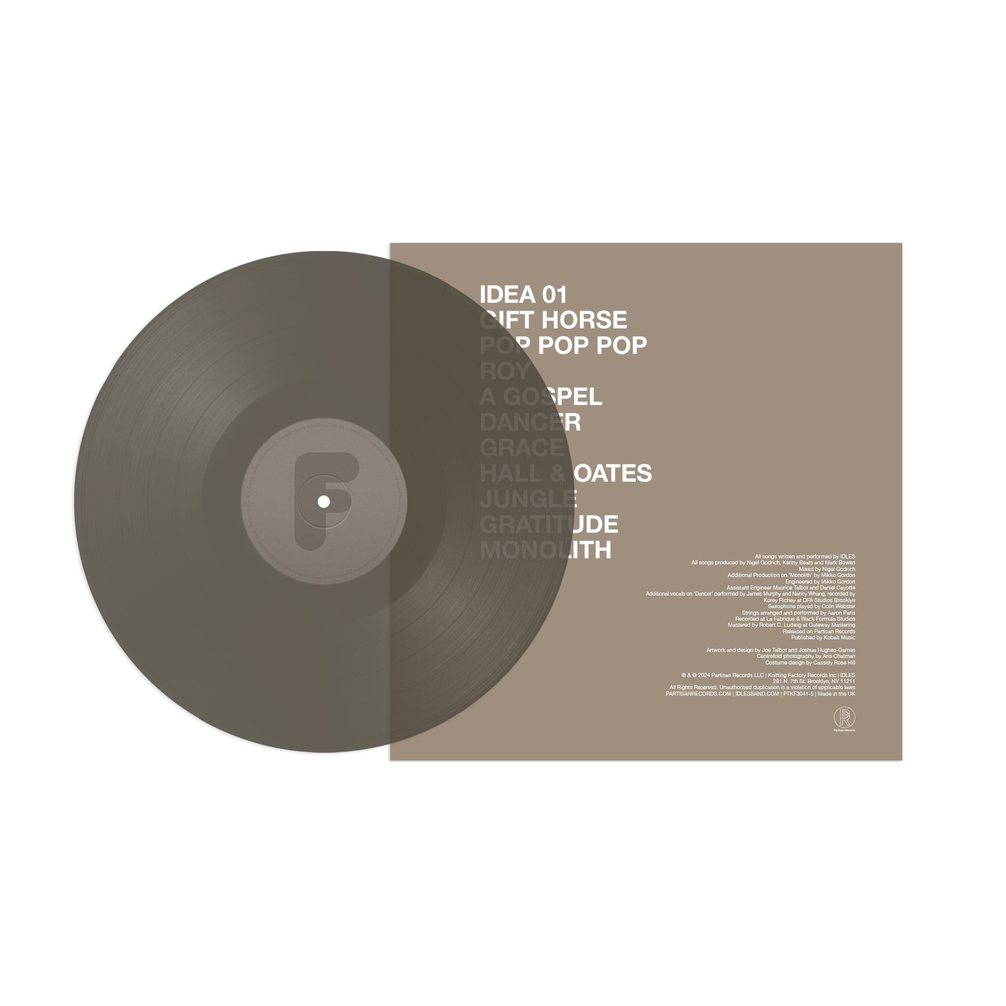 IDLES - TANGK (Limited Edition Collector’s D2C Exclusive PVC LP)