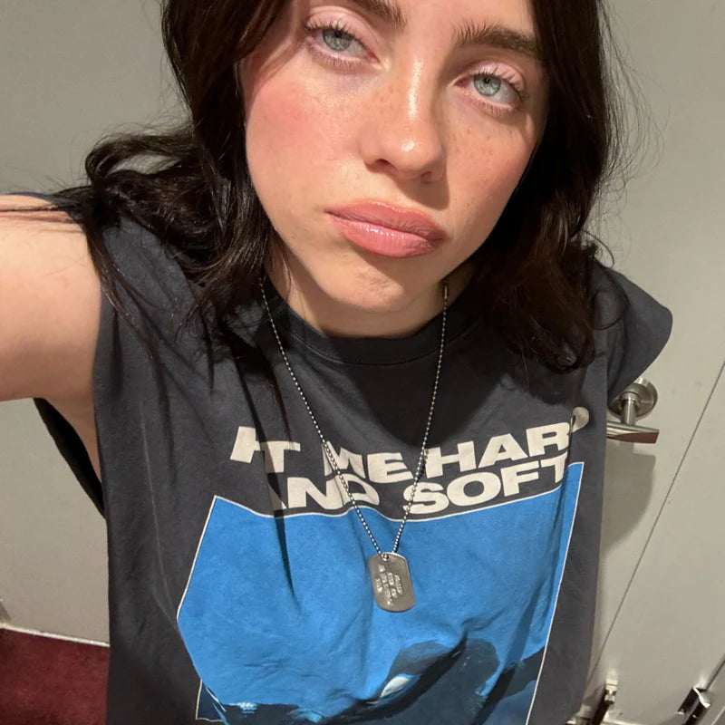 Billie Eilish - Tracklist Cutoff Muscle T-Shirt