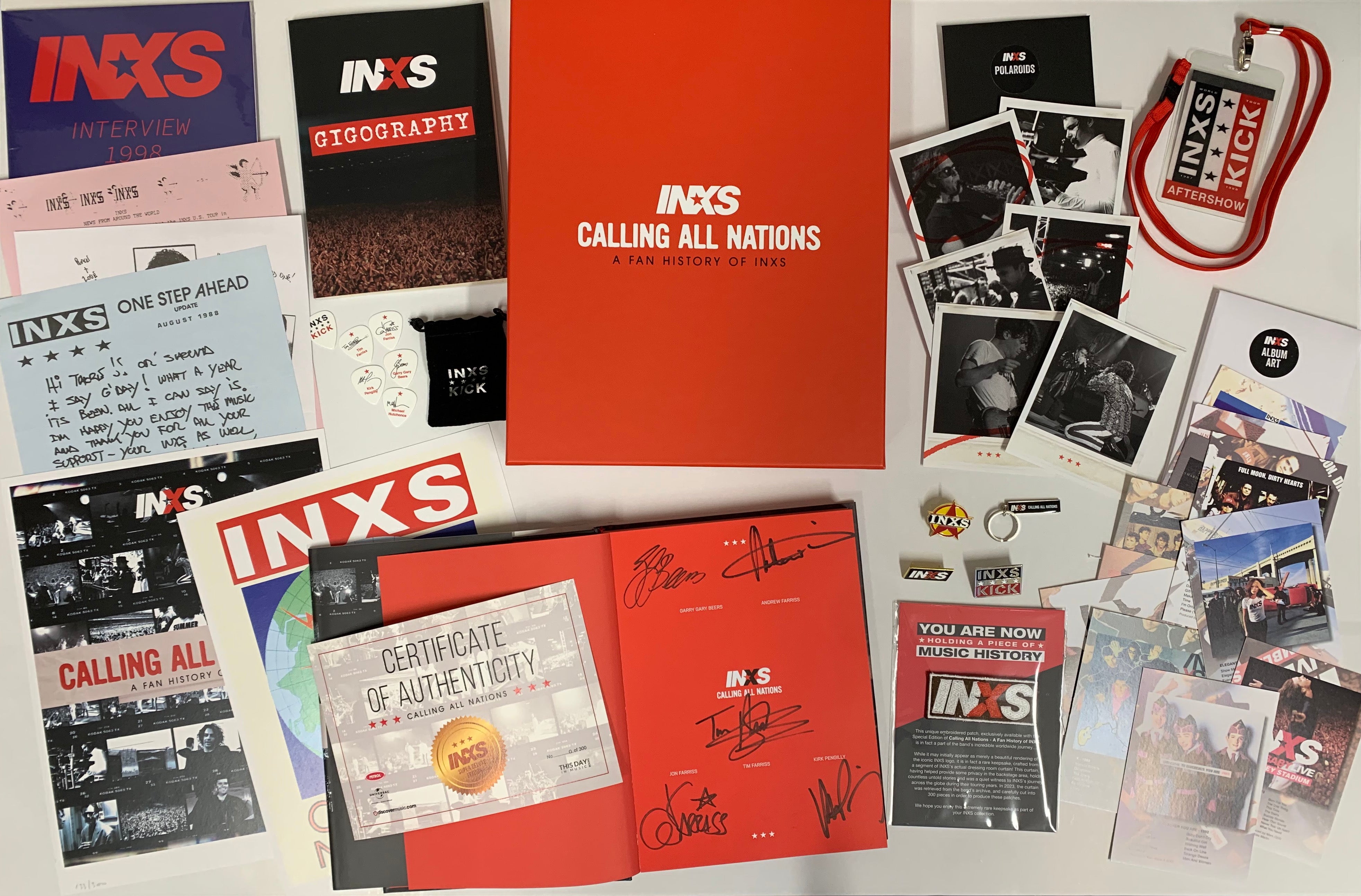 INXS - Calling All Nations: A Fan History of INXS (Signed Super Deluxe Edition Book)