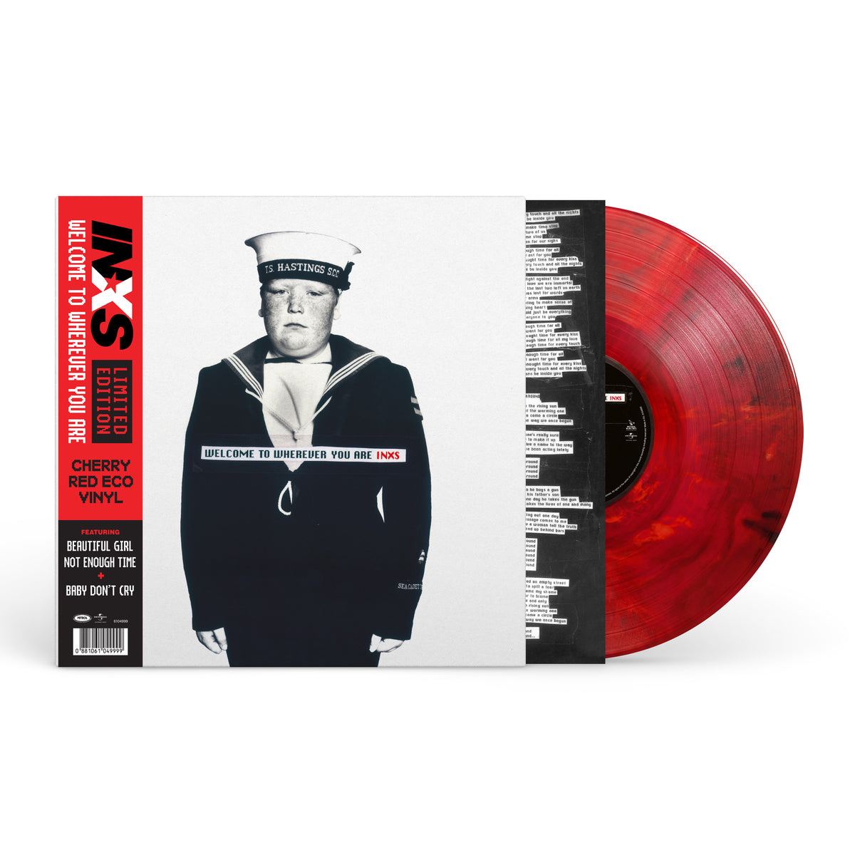 INXS - Welcome To Wherever You Are: Red & Black Marble Vinyl LP [NAD26]