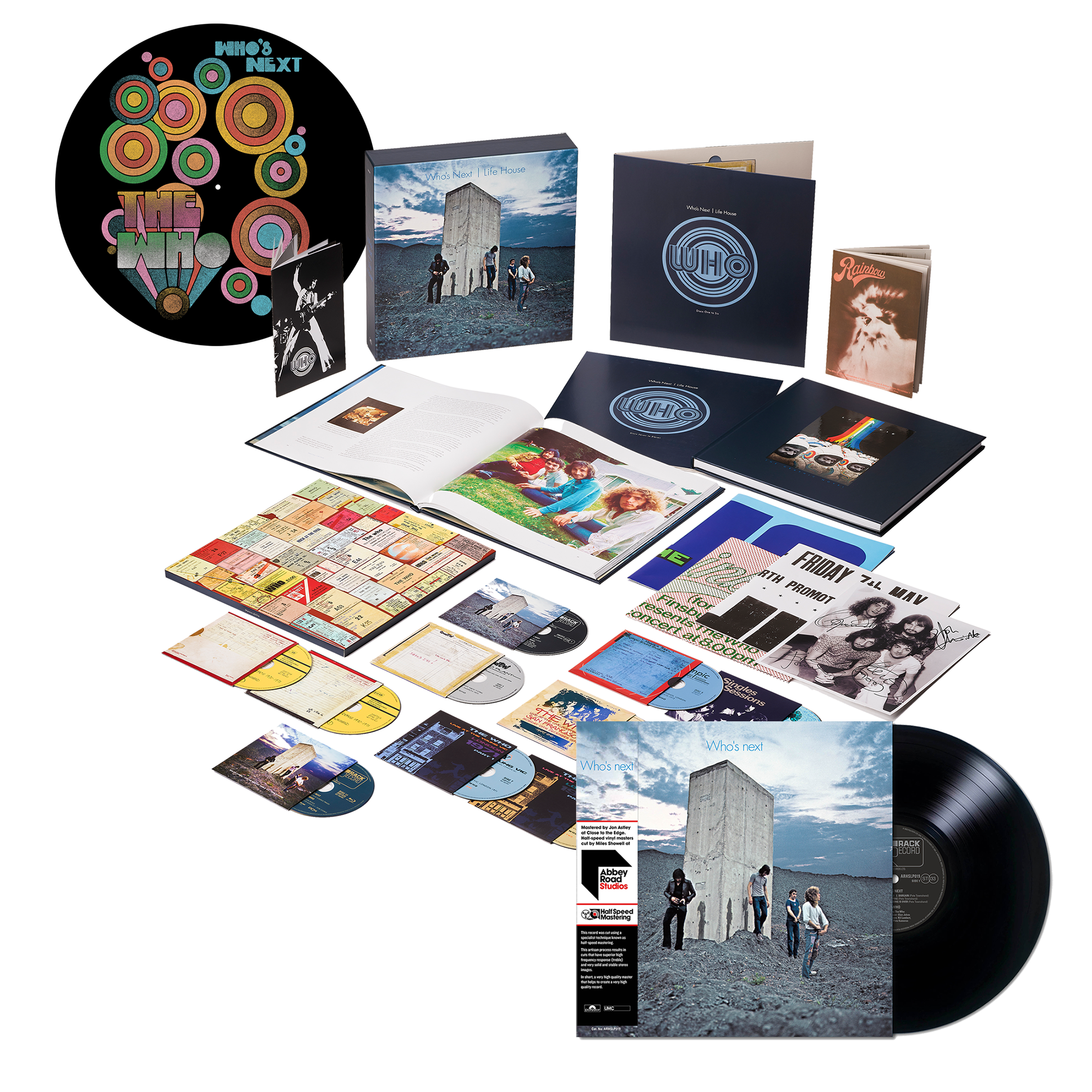 Who's Next (50th Anniversary): 10CD Box Set, Exclusive Half-Speed Master Vinyl LP + Slipmat