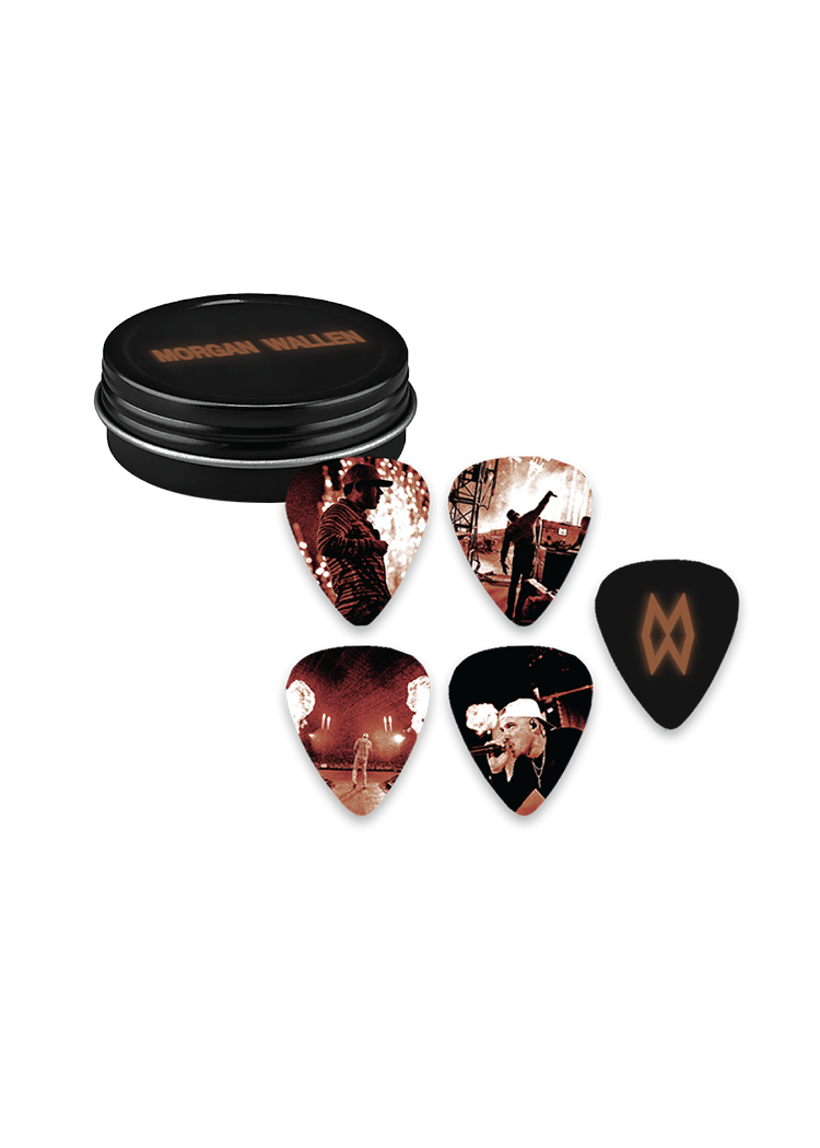 Morgan Wallen - Live Photo Guitar Pick Set