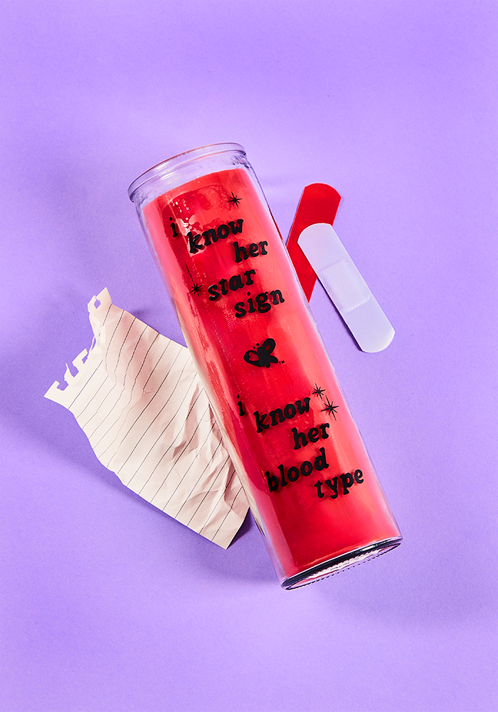 Olivia Rodrigo - i know her star sign prayer candle