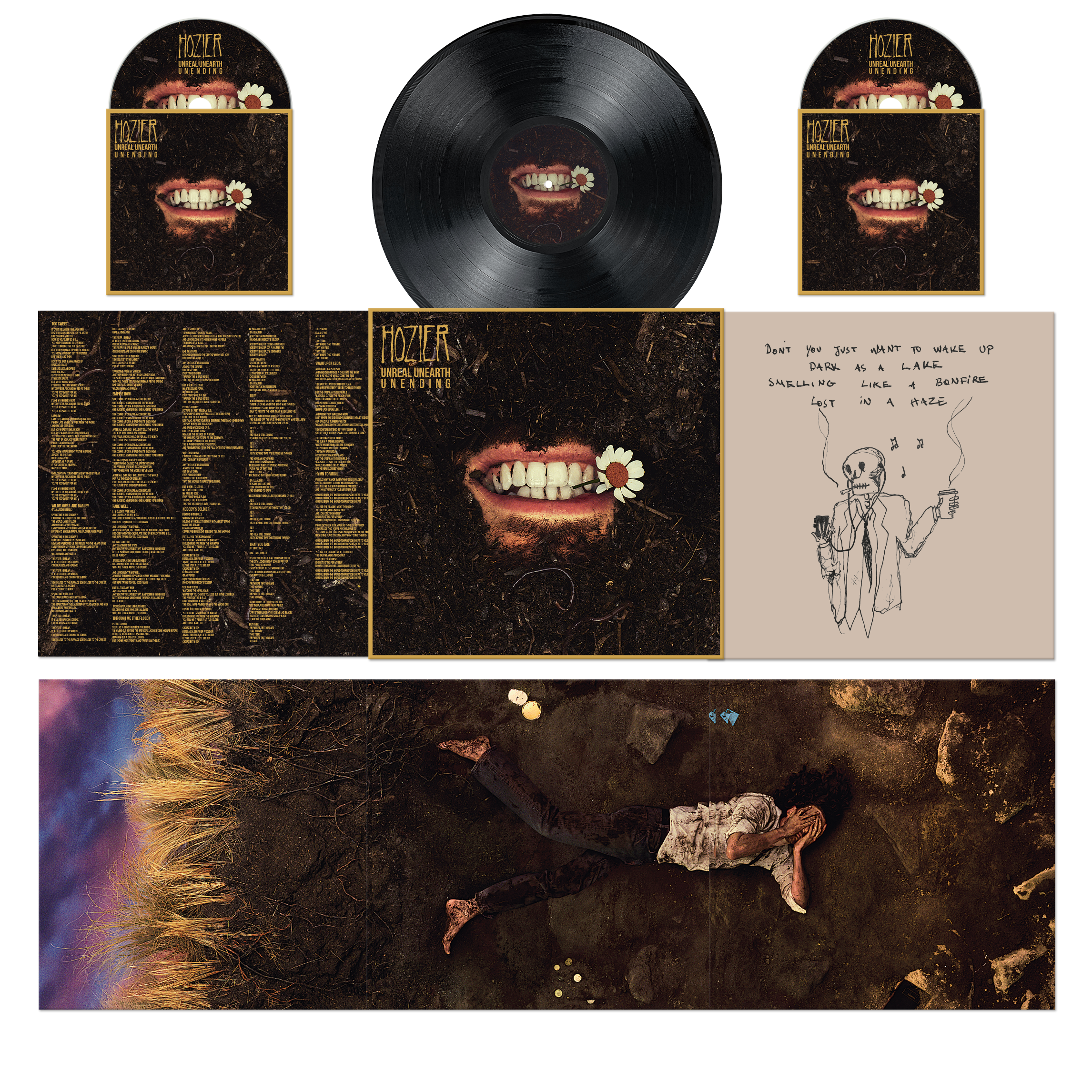 Hozier - 'Unreal Unearth: Unending' Companion Version Black 1LP