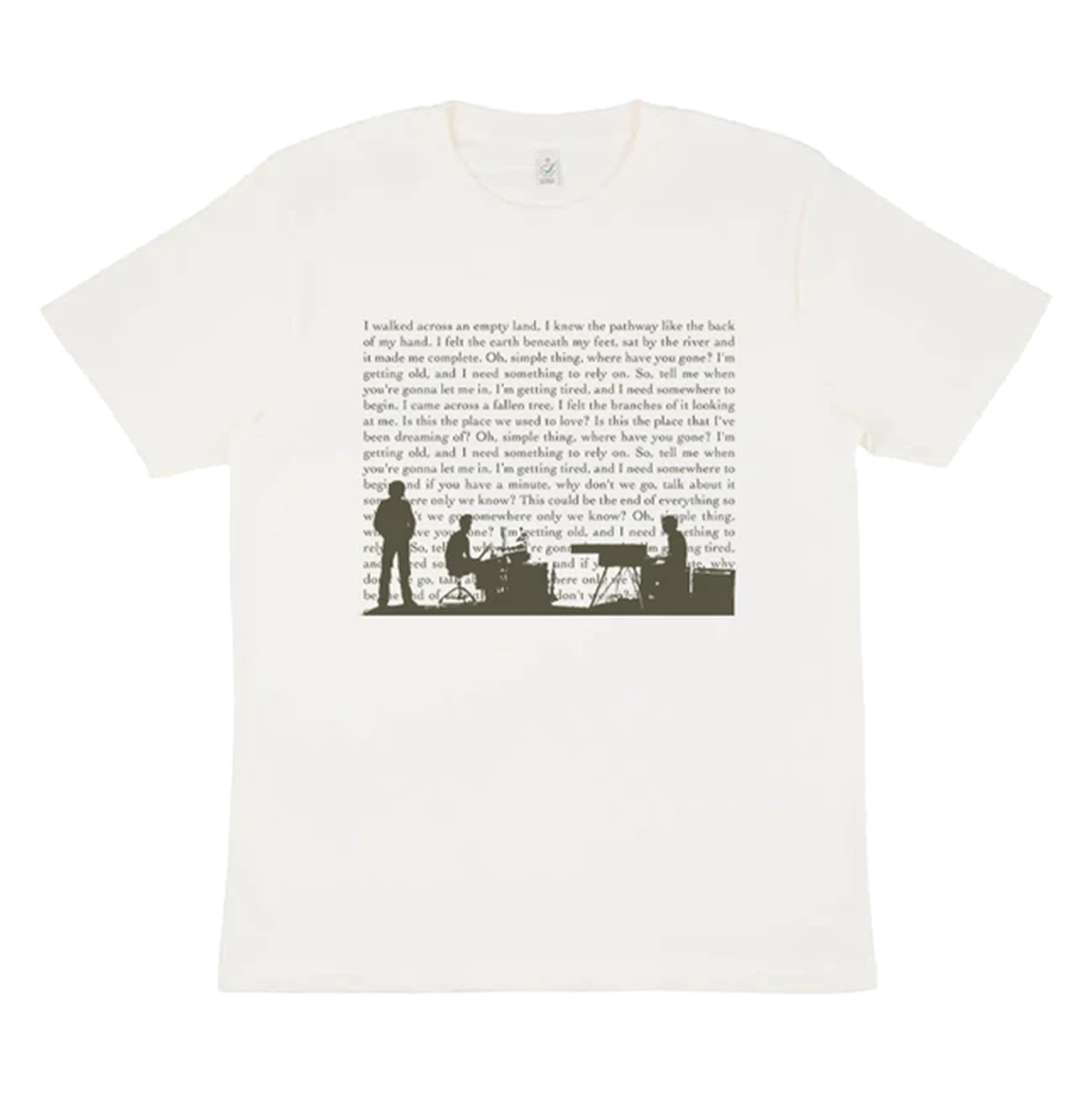 Keane - Somewhere Only We Know Lyric T-shirt