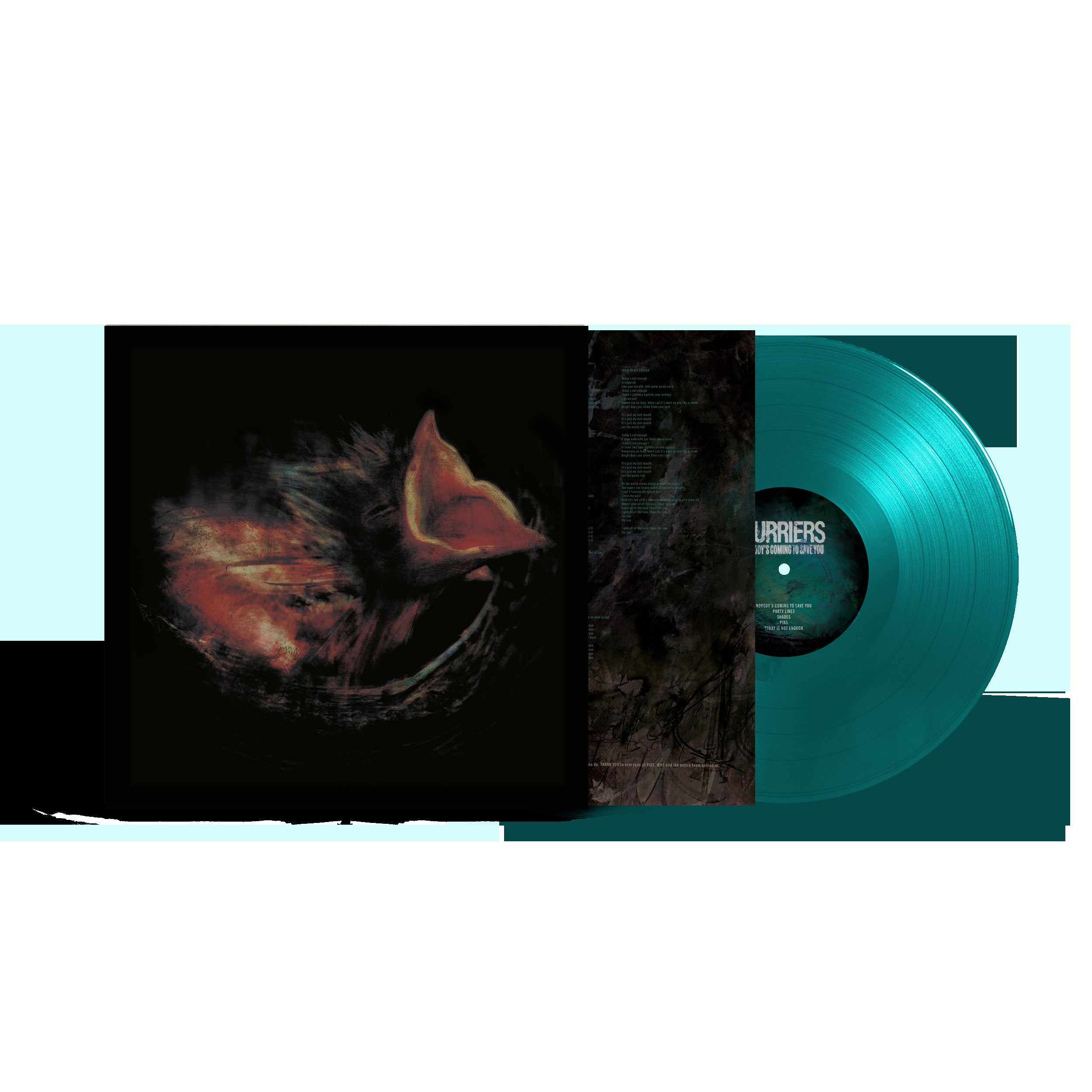 Gurriers - NOBODYS COMING TO SAVE YOU: Transparent Teal Vinyl LP
