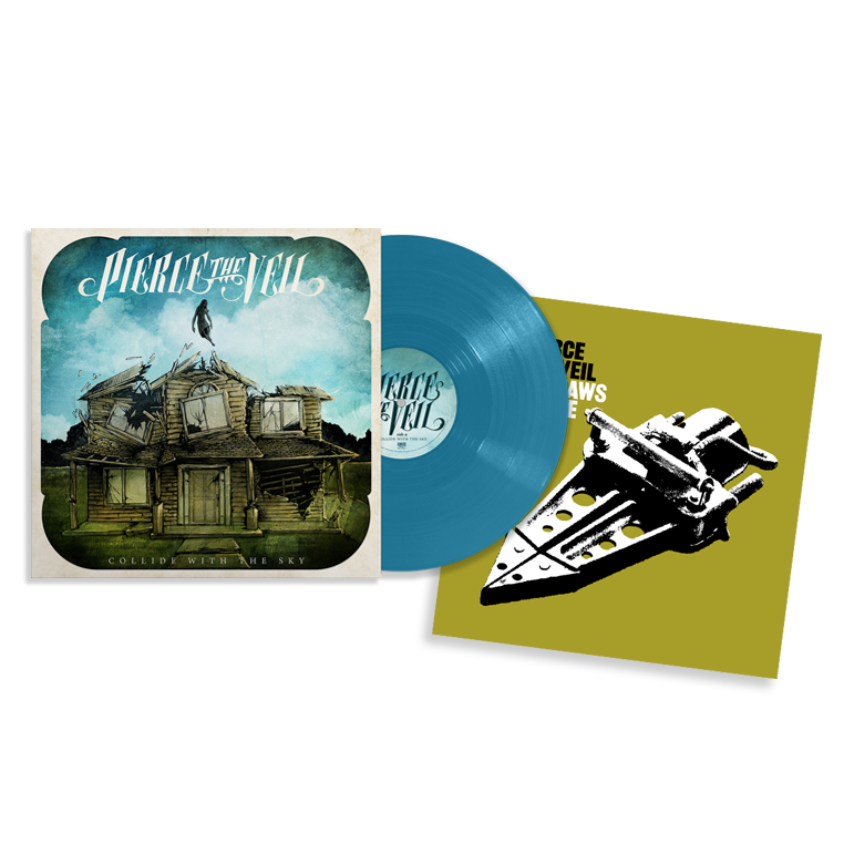 Collide With The Sky: Limited Navy Blue Vinyl LP + Signed Art Print (The Jaws Of Life)