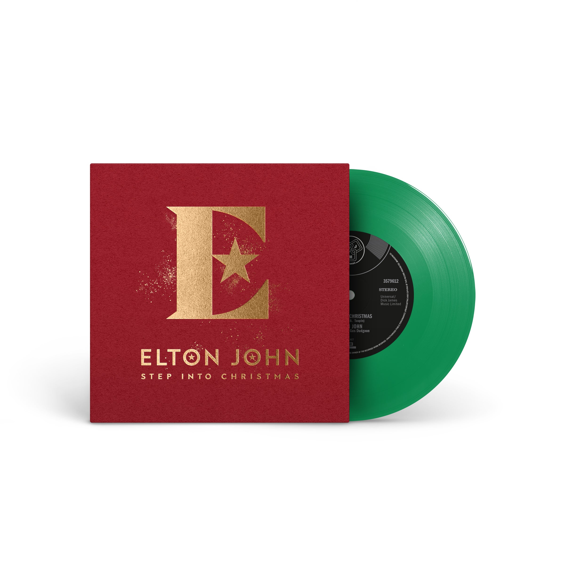 Elton John - Step Into Christmas: Spotify Fans First 7"  Green Vinyl