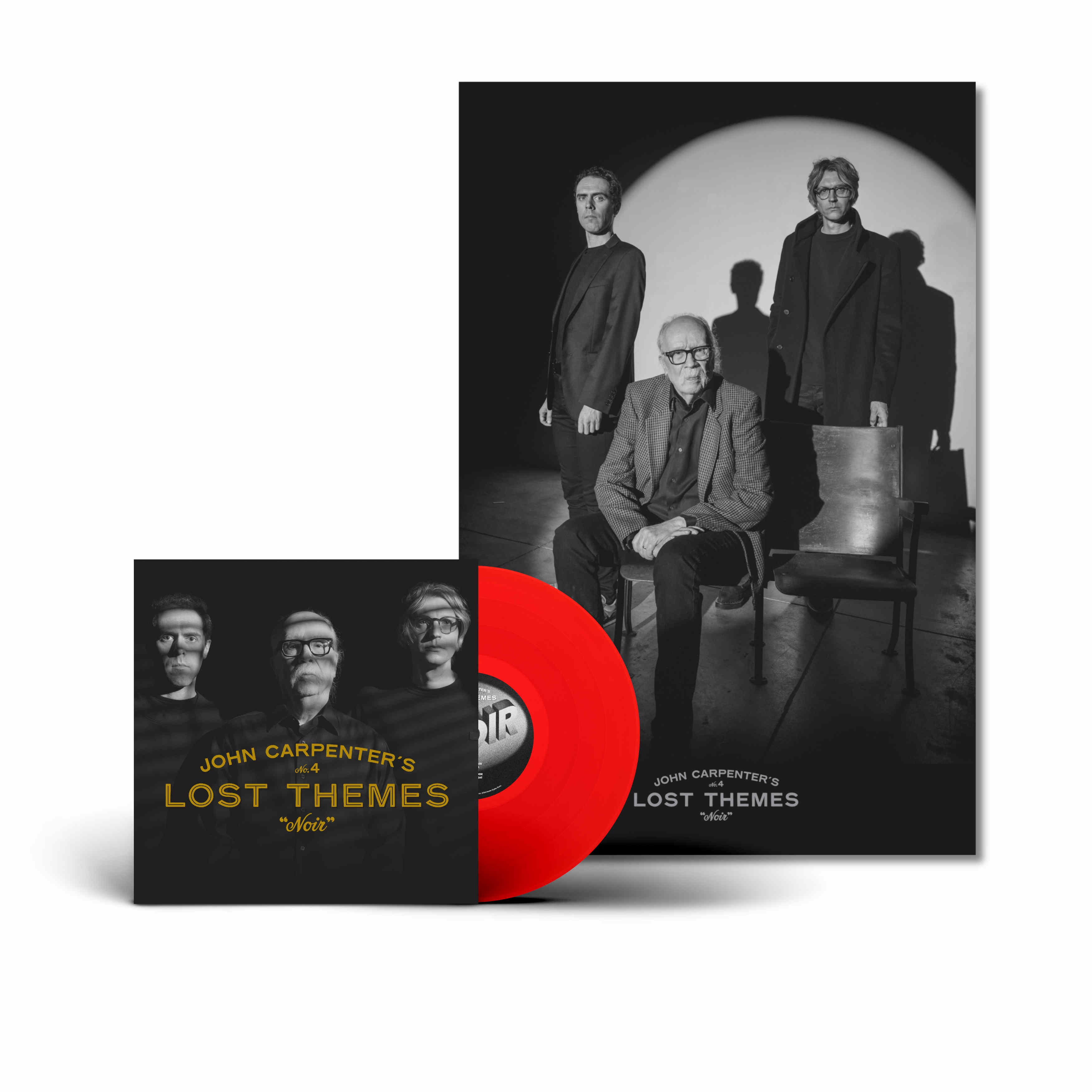 John Carpenter, Cody Carpenter, Daniel Davies - Lost Themes IV - Noir: Transparent Red VInyl LP