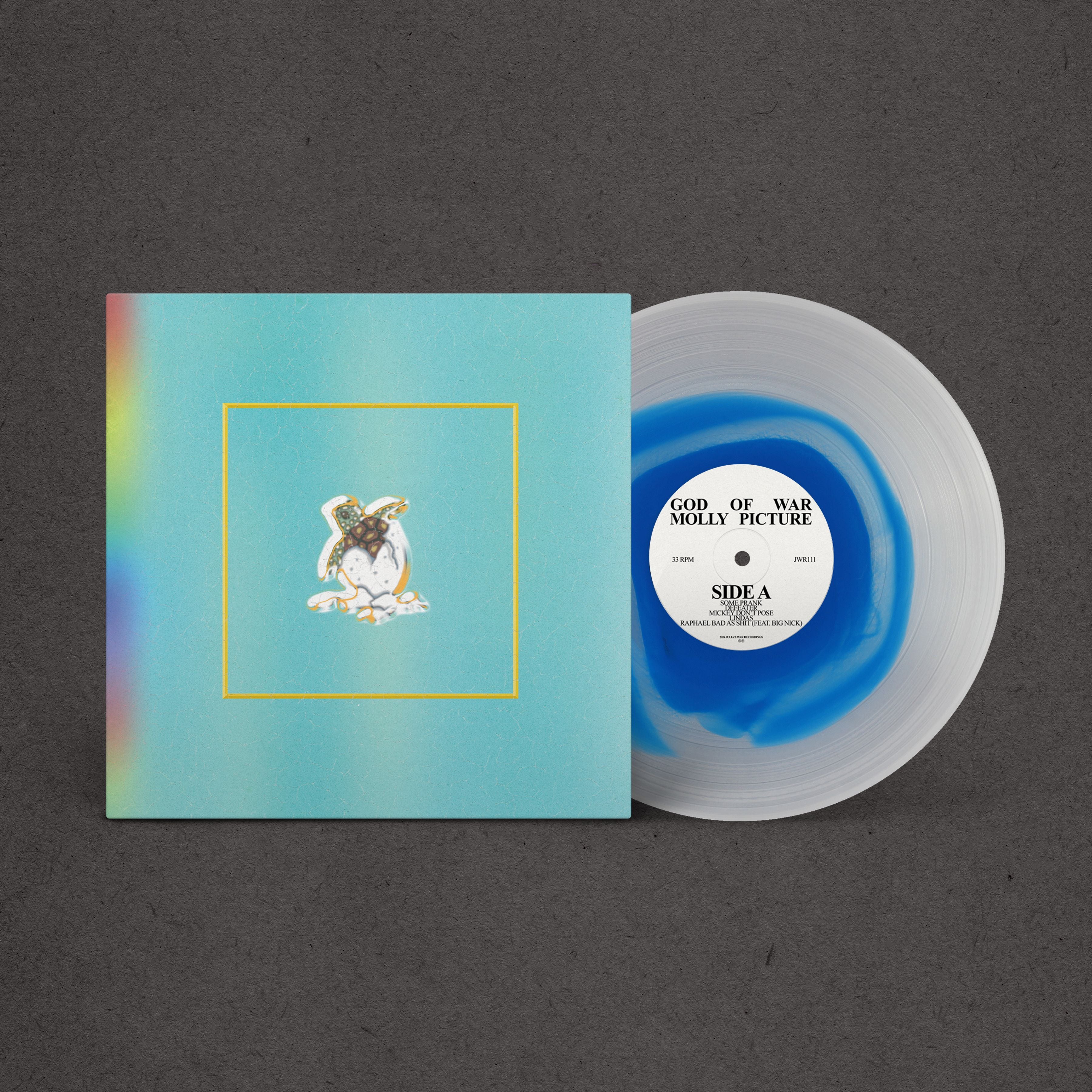god of war - molly picture: Blue in Clear Vinyl LP