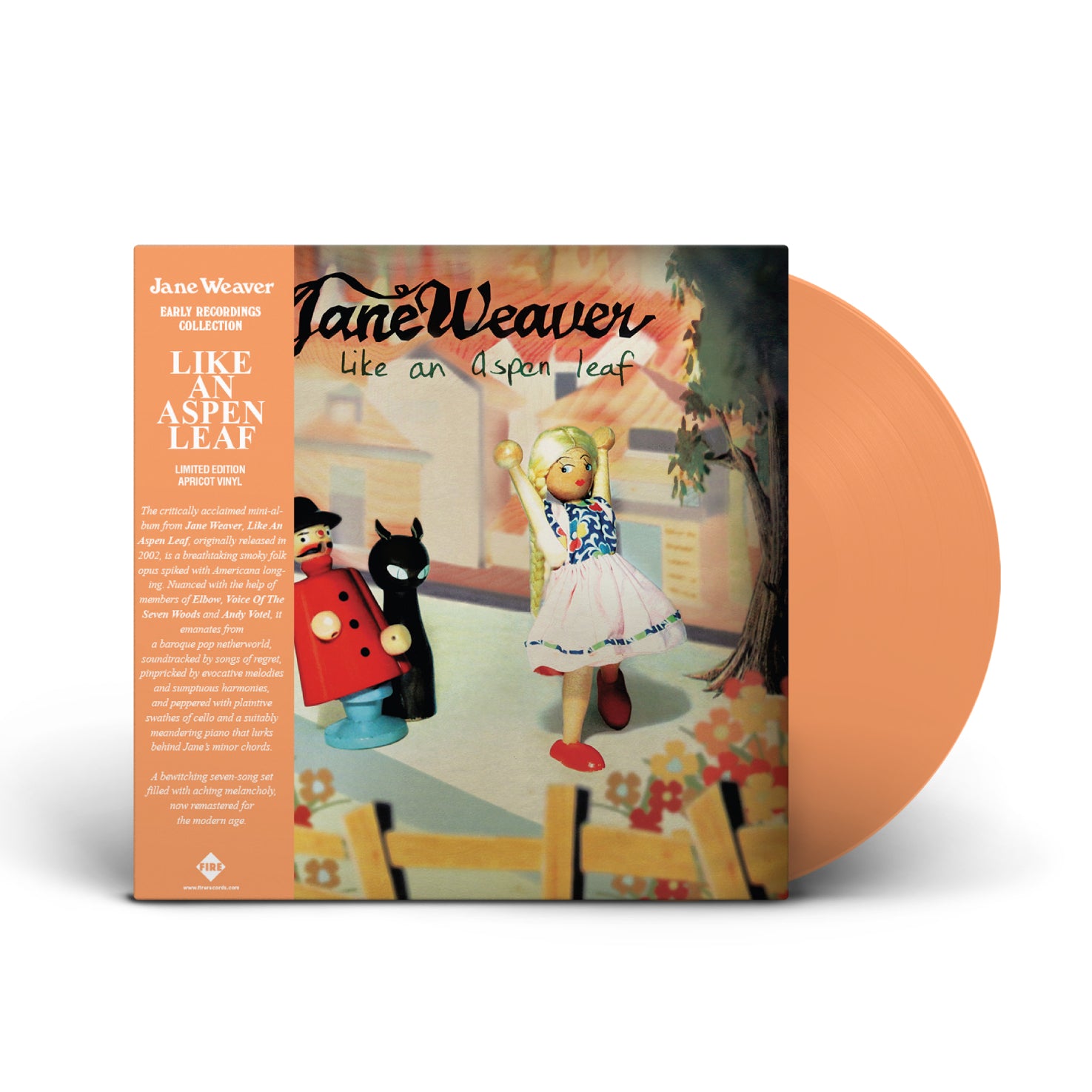 Jane Weaver - Like an Aspen Leaf: Apricot Vinyl & OBI Strip