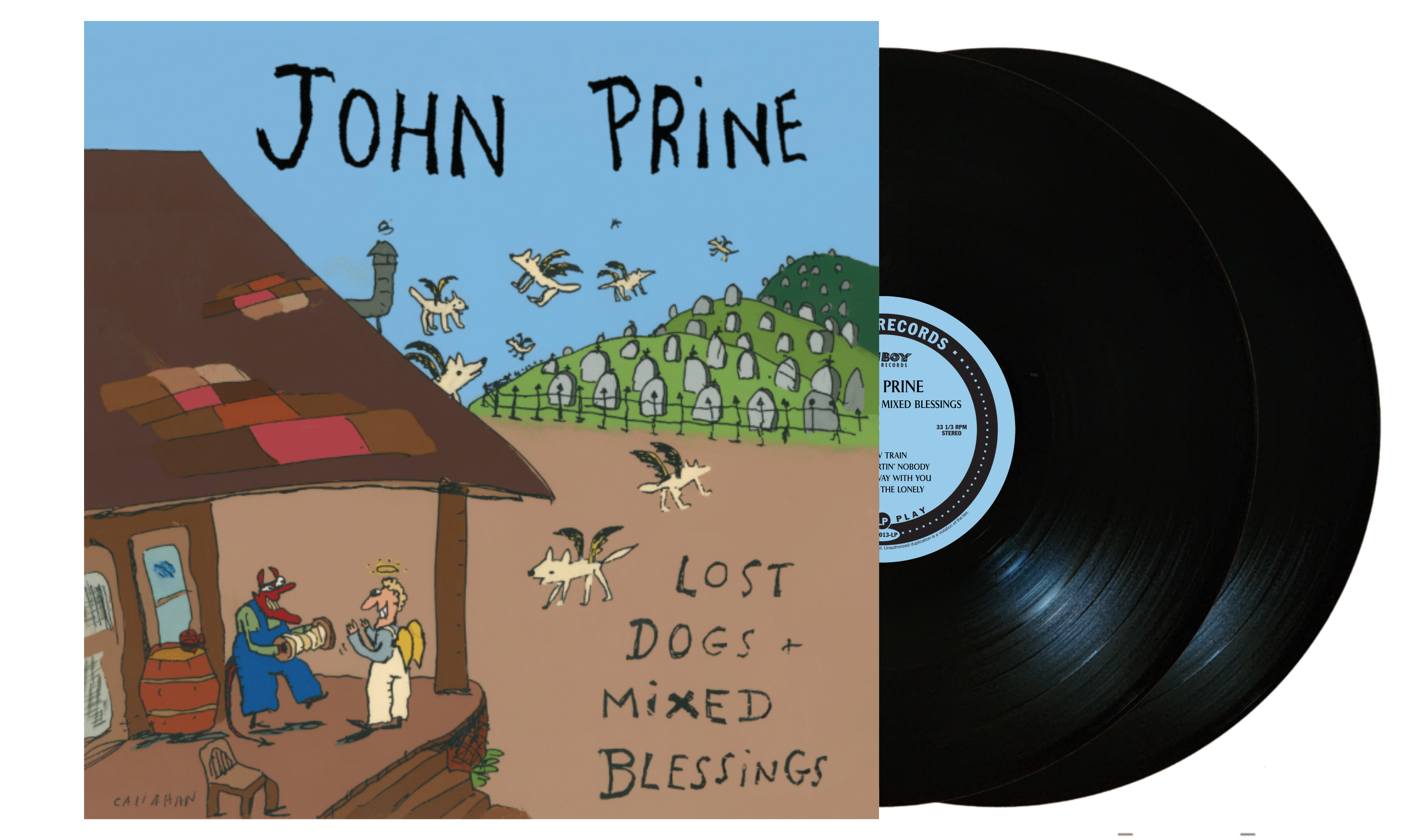 John Prine - Lost Dogs + Mixes Blessings: Vinyl 2LP