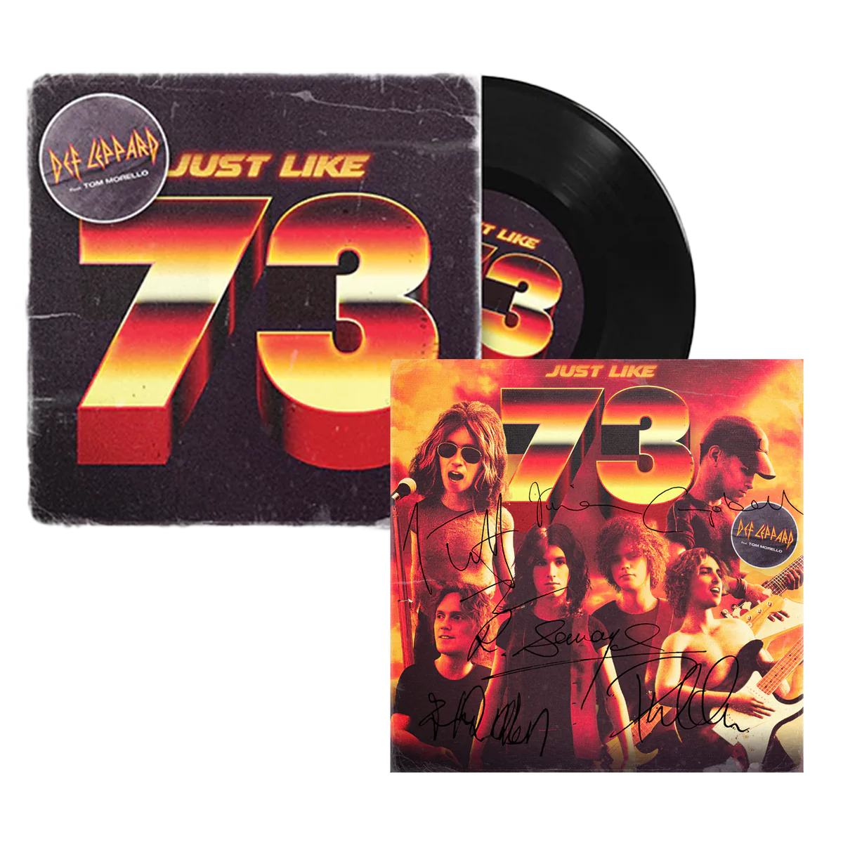 Just Like 73: Vinyl 7" Single + Signed Art Card