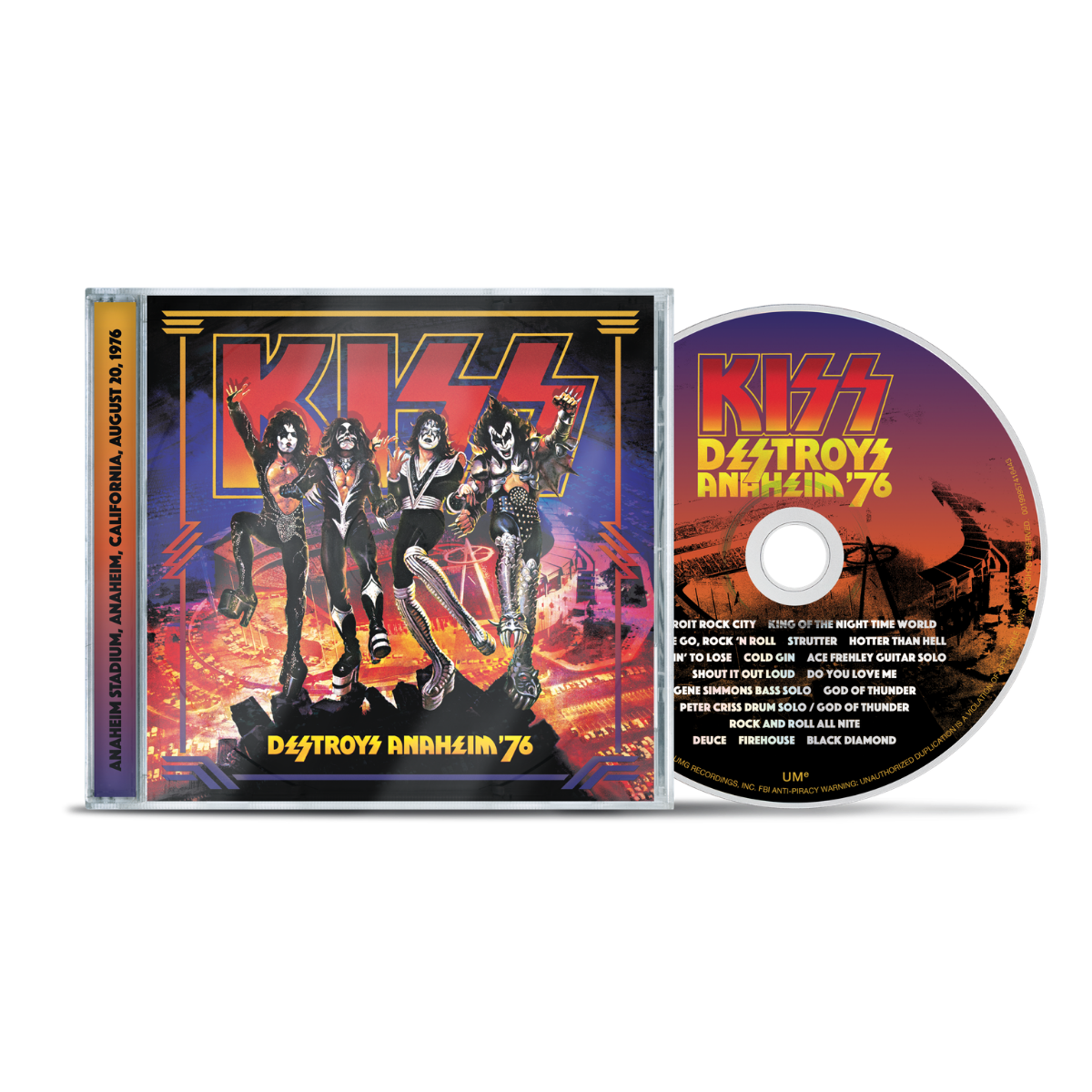 Kiss - KISS Destroys Anaheim '76 CD