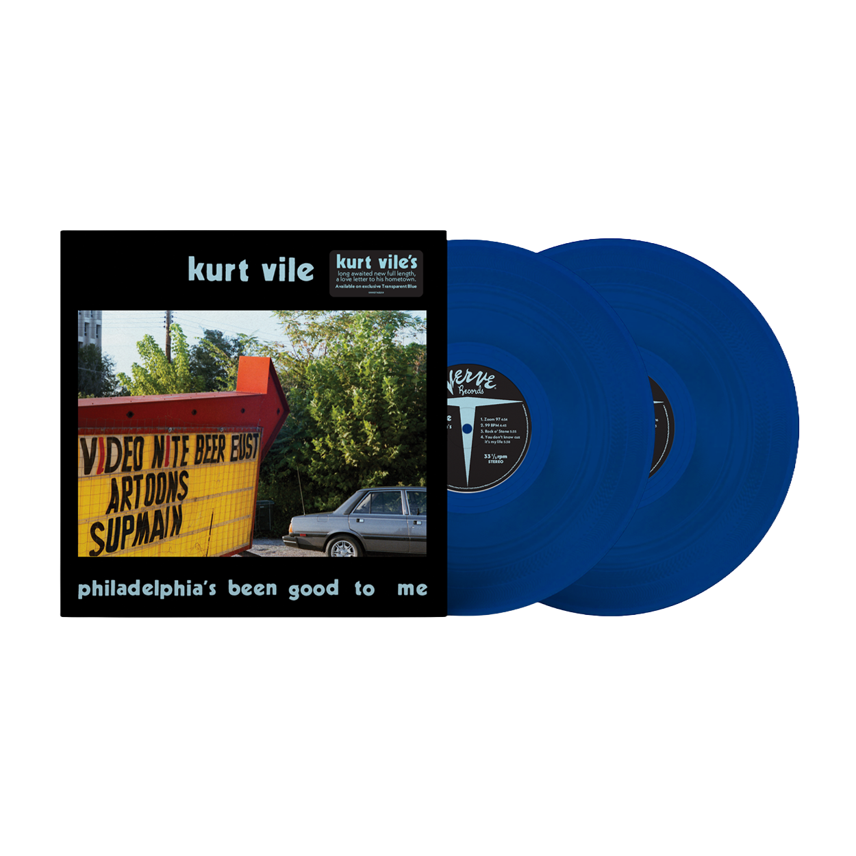 Kurt Vile - Philadelphia's been good to me: Blue Vinyl 2LP