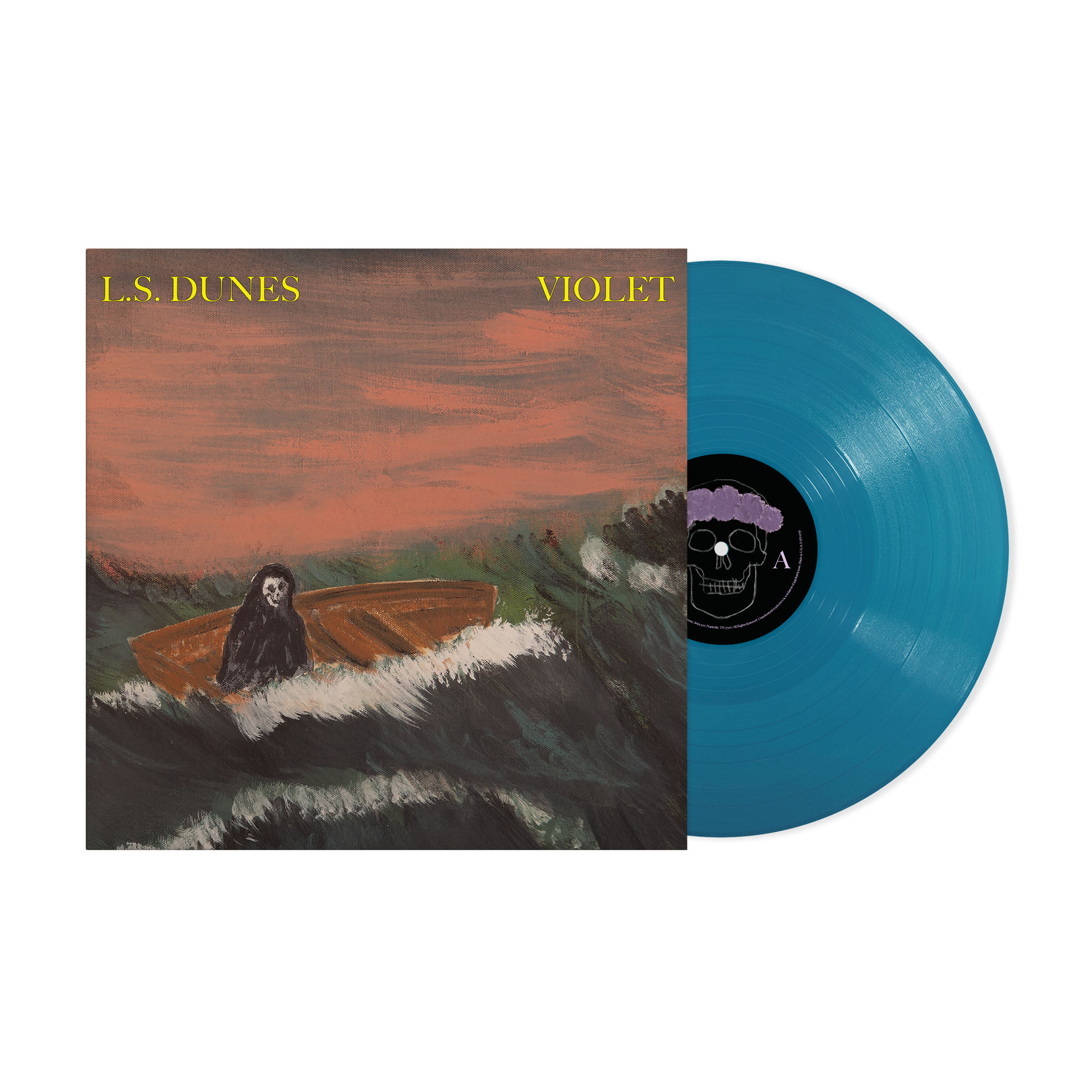 L.S. Dunes - Violet: Opaque Sea Blue Vinyl LP