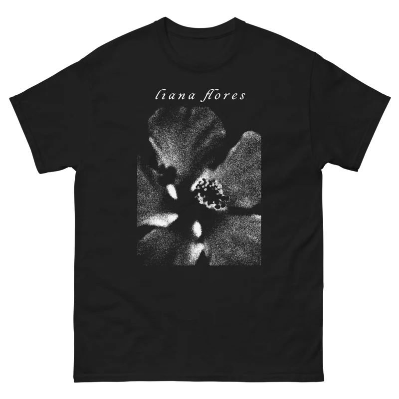 Liana Flores - Liana flores tee: black