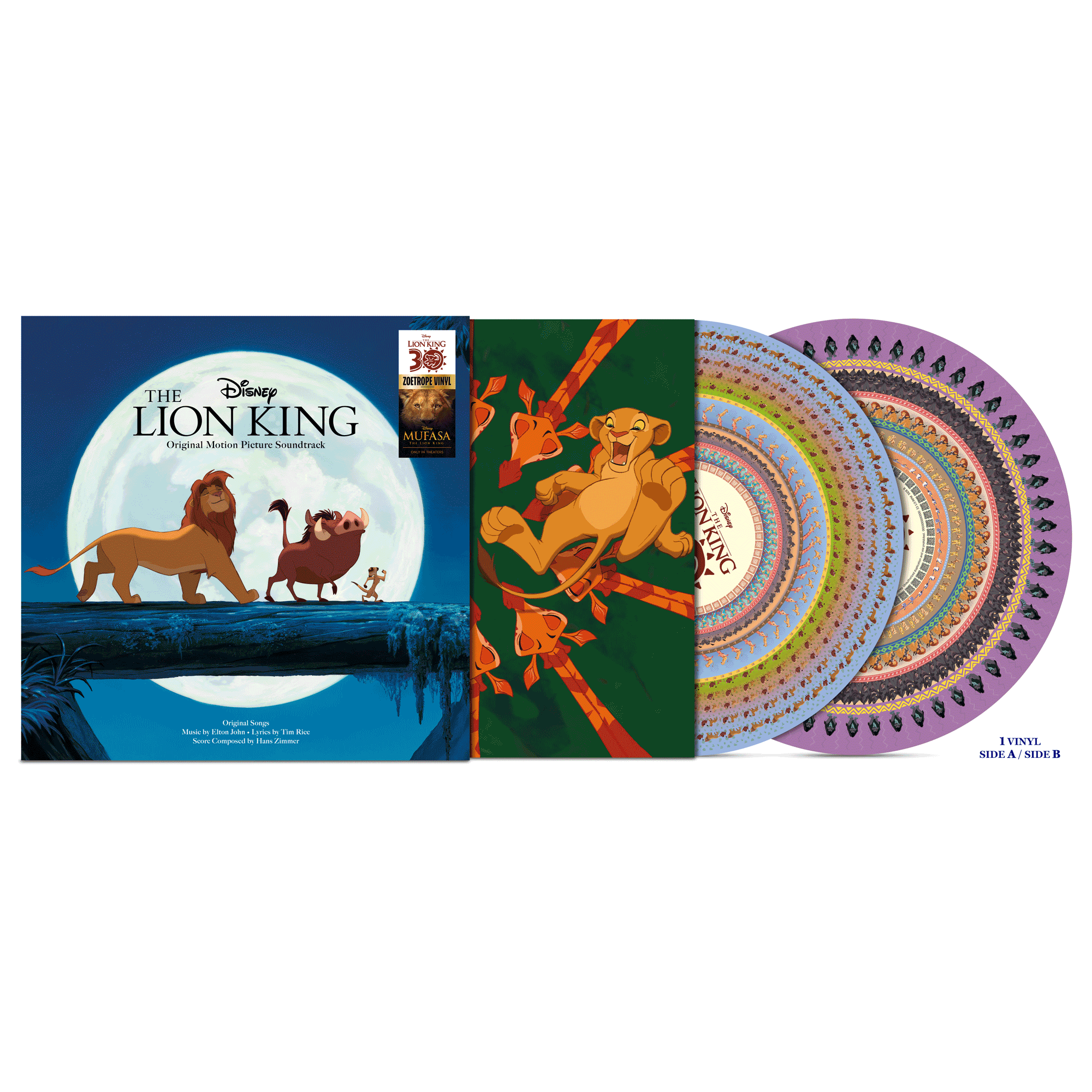 Various Artists - The Lion King (30th Anniversary): Zoetrope Picture Disc LP