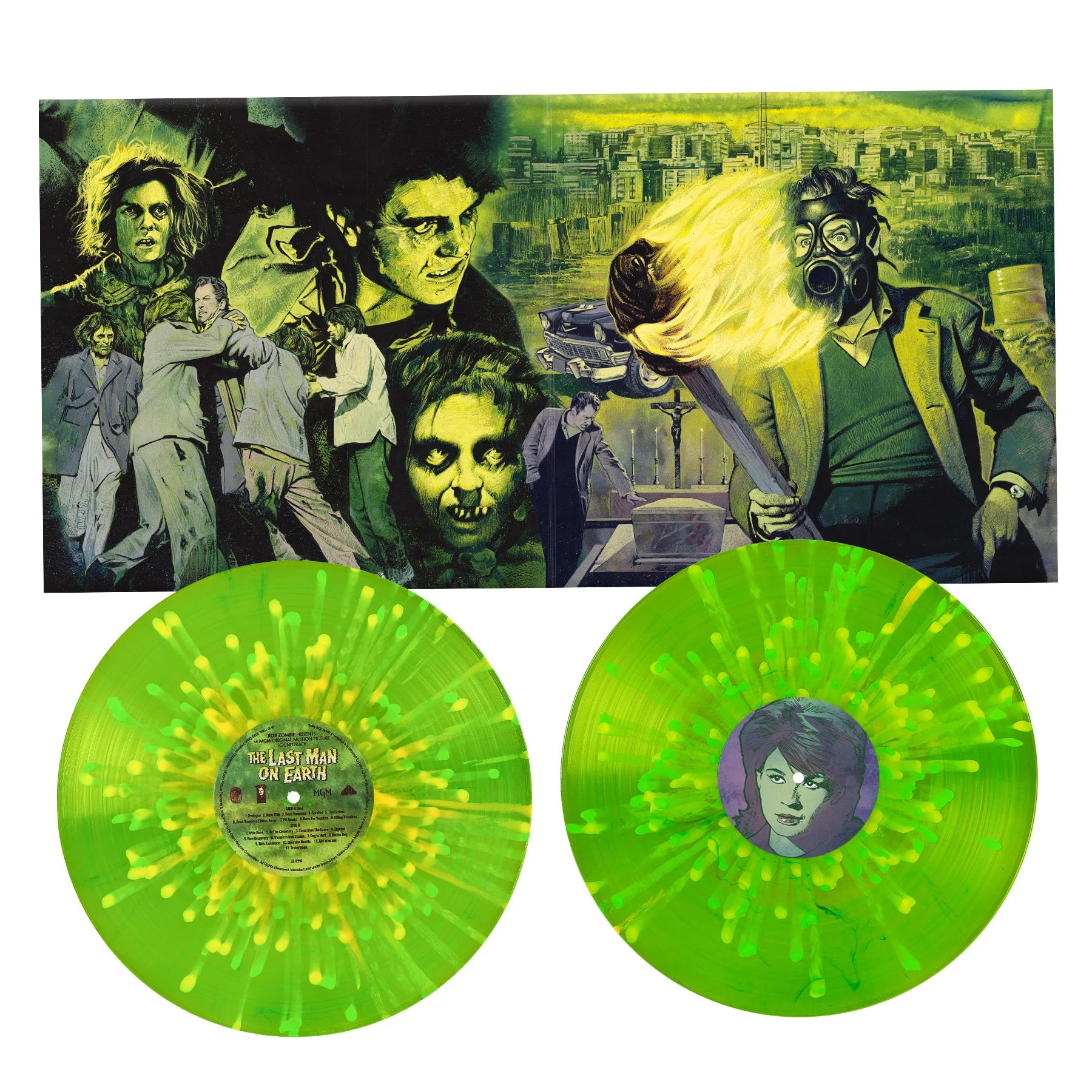 Paul Sawtell, Bert Shefter - The Last Man On Earth (OST): Limited 'Three Colour Pour' Vinyl 2LP