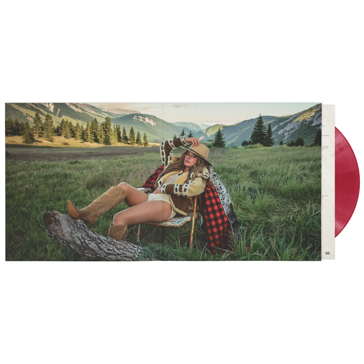 Little Miss Twain: Rosie Red Vinyl LP & Signed Print