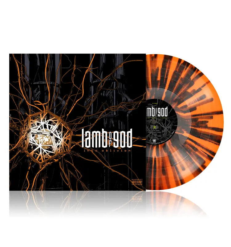Lamb of God - Into Oblivion (Tour Edition): Neon Orange-Black Splattered Vinyl LP