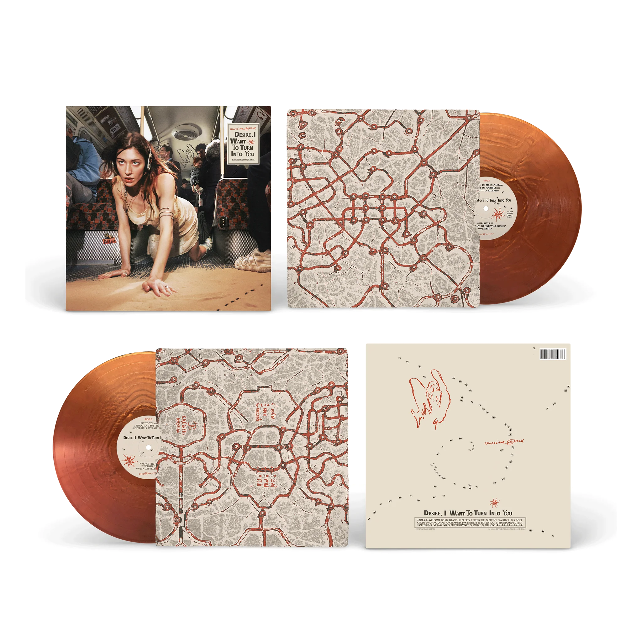 Caroline Polachek - Desire, I Want To Turn Into You: Metallic Copper Vinyl LP