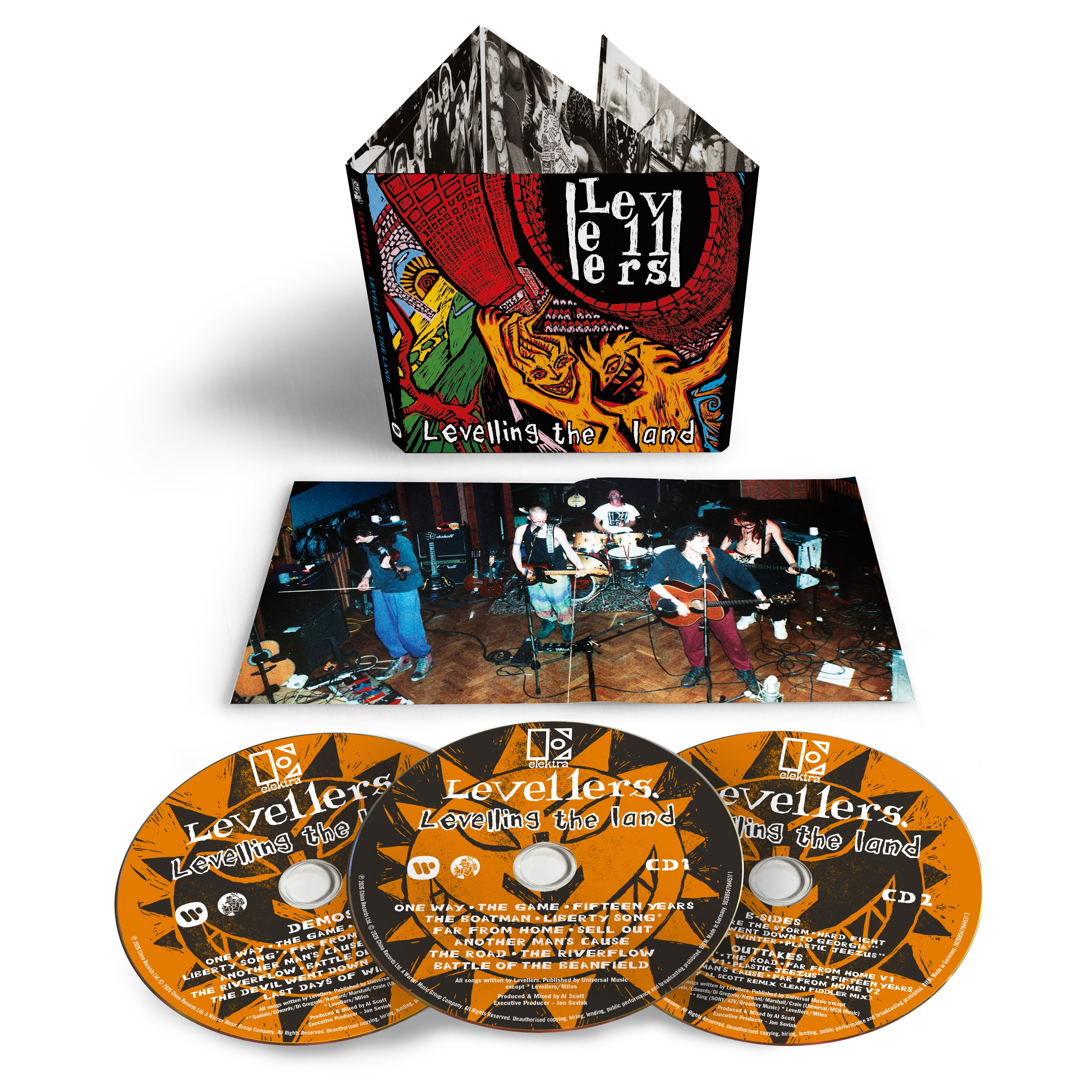 Levellers - Levelling The Land (35th Anniversary Edition): 3CD