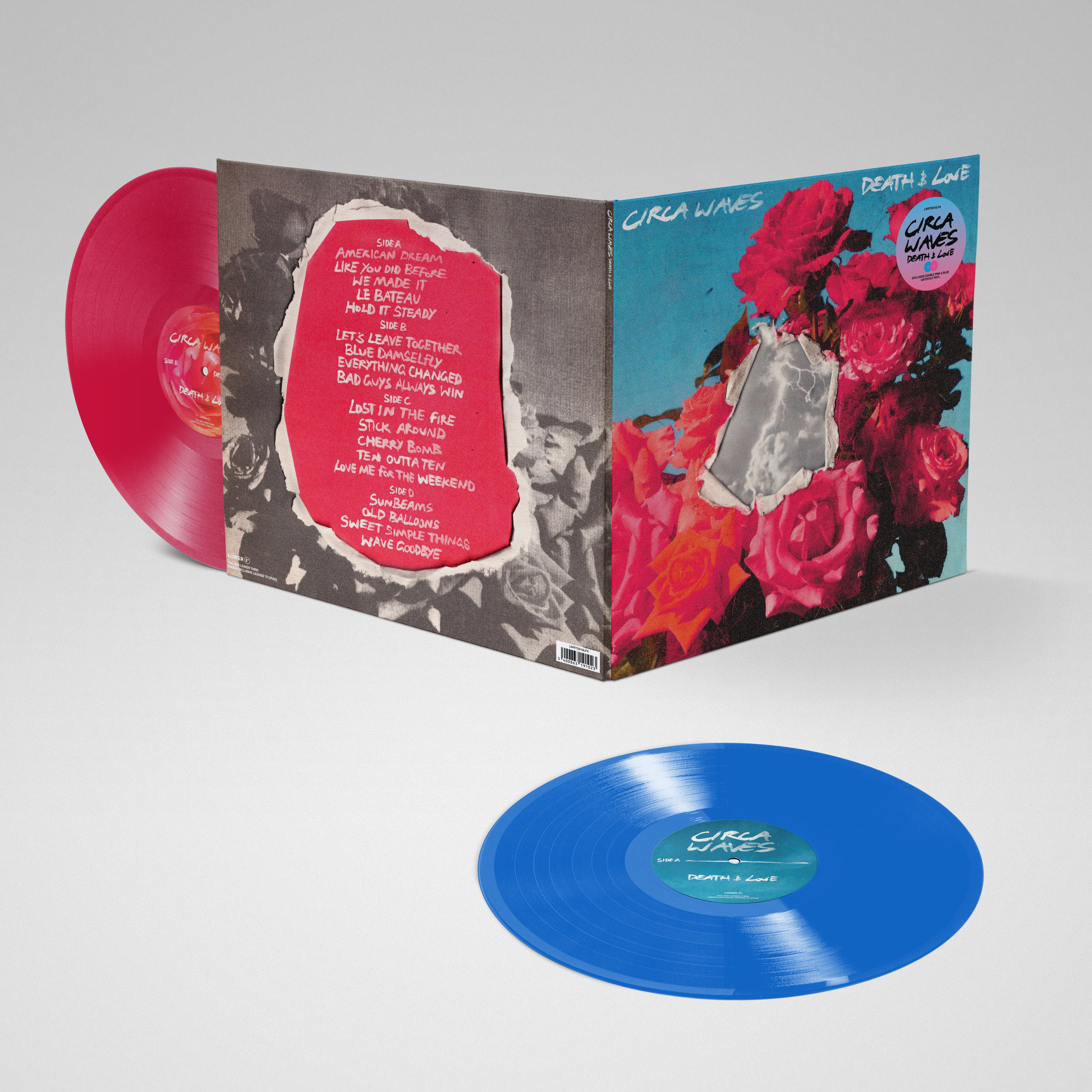 Circa Waves - Death & Love: Blue & Pink Vinyl 2LP