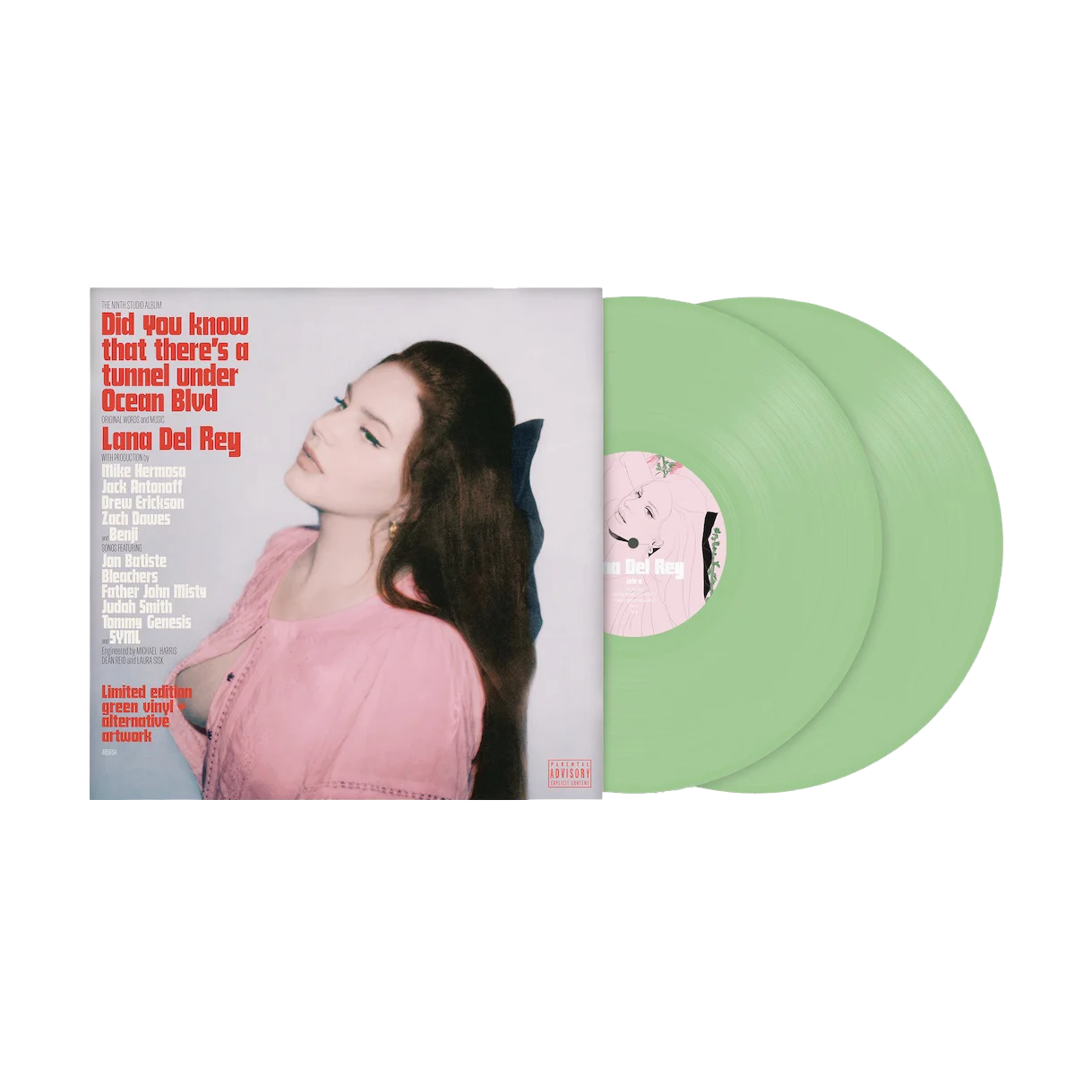 Lana Del Rey - Did you know that there's a tunnel under Ocean Blvd: Limited Light Green Vinyl 2LP