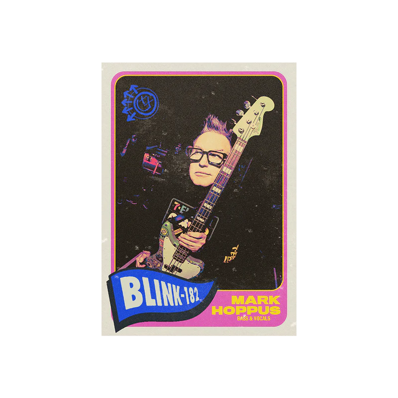 Blink 182 - Live Set Tour Trading Cards