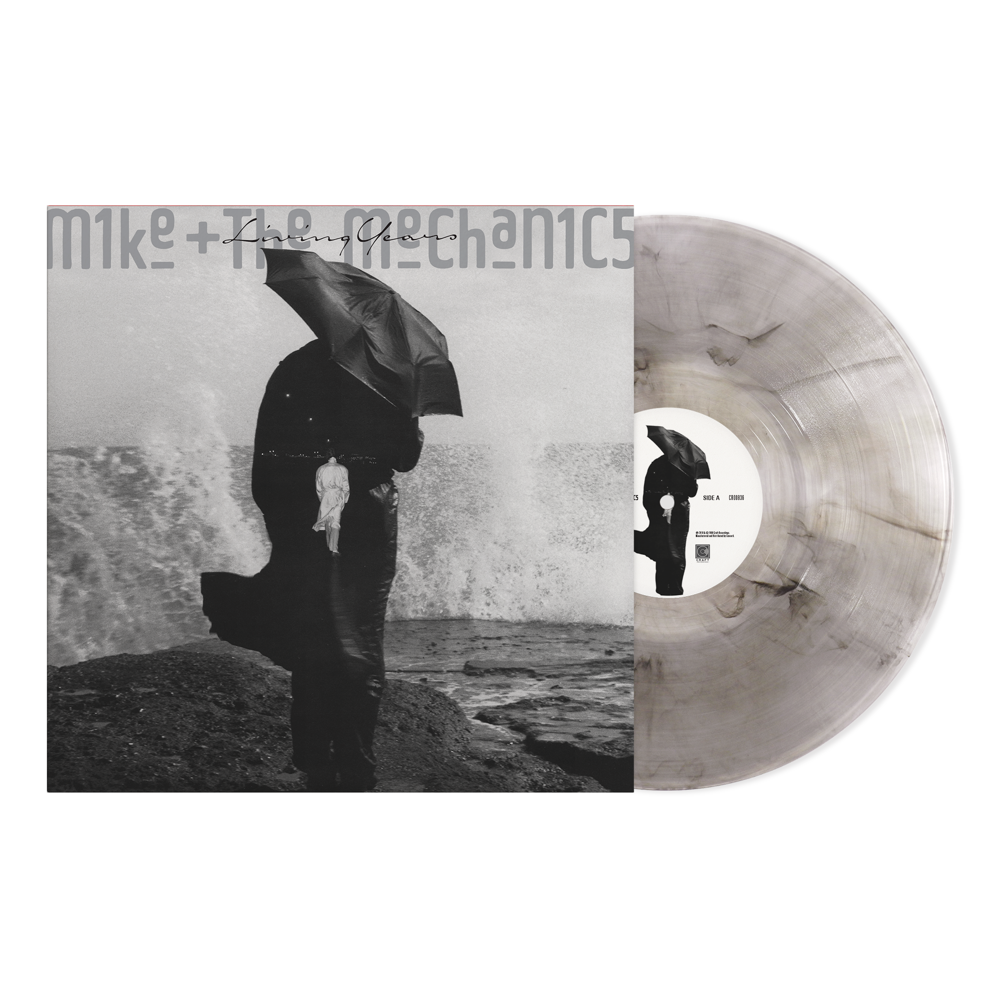 Mike + The Mechanics - Living Years: Limited Black/Grey Marble Swirl Vinyl LP [NAD24]