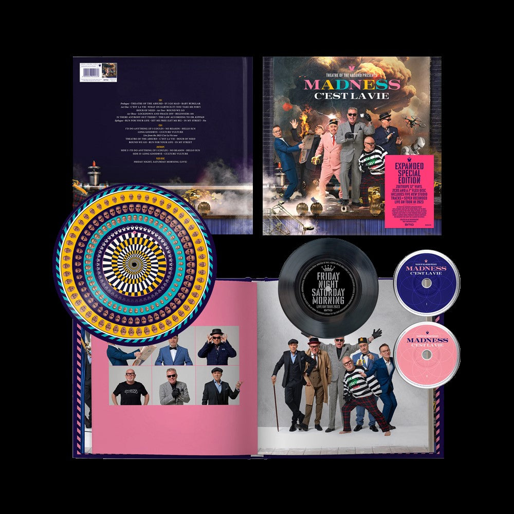 Madness - Theatre of the Absurd Presents C’est La Vie (Enhanced Edition): Deluxe Zoetrope Vinyl LP, 2CD + Flexi Disc Bookpack