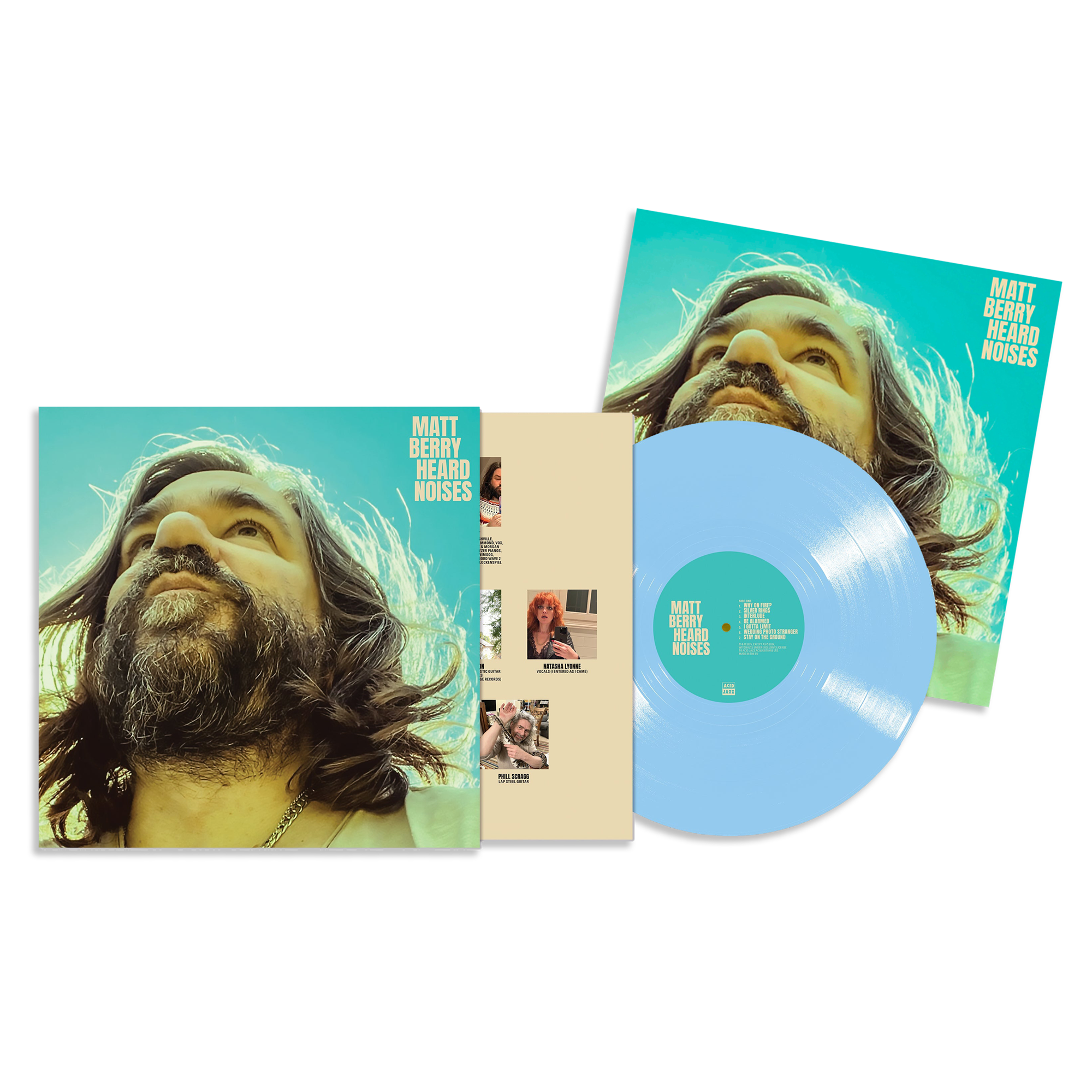 Heard Noises: Limited Blue Vinyl LP + Bonus 'Holographic' Print